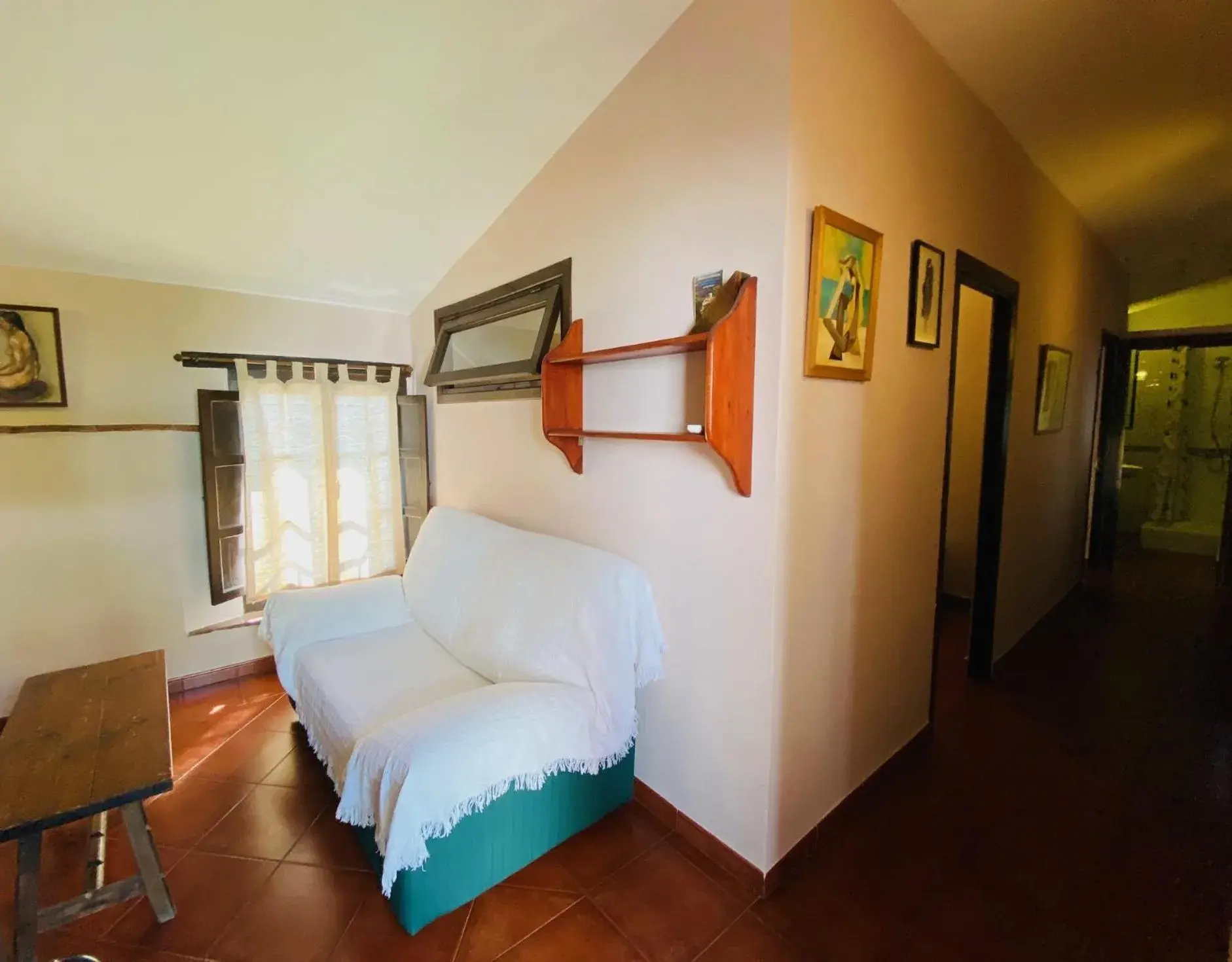 Quadruple Room with View in Posada La Casa Grande Quadruple Room with View in Posada La Casa Grande