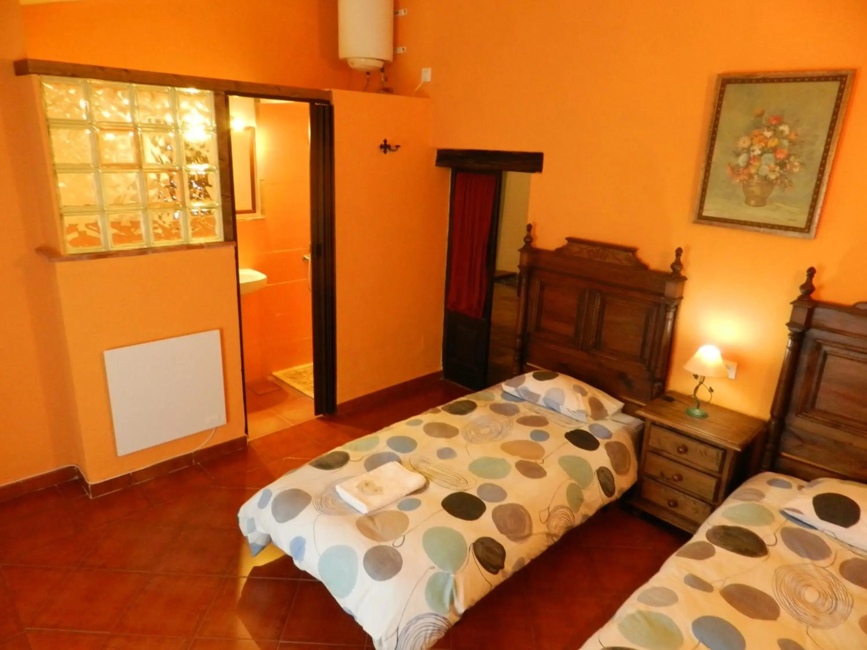 Twin Room with View in Posada La Casa Grande Twin Room with View in Posada La Casa Grande