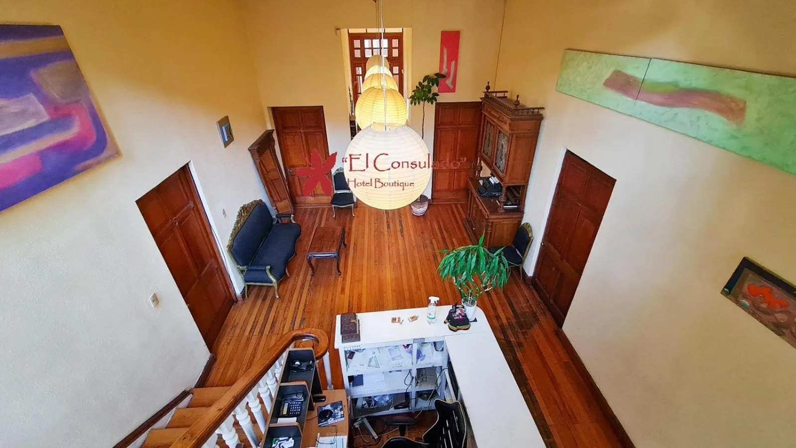 Lobby or reception in Hotel Boutique El Consulado