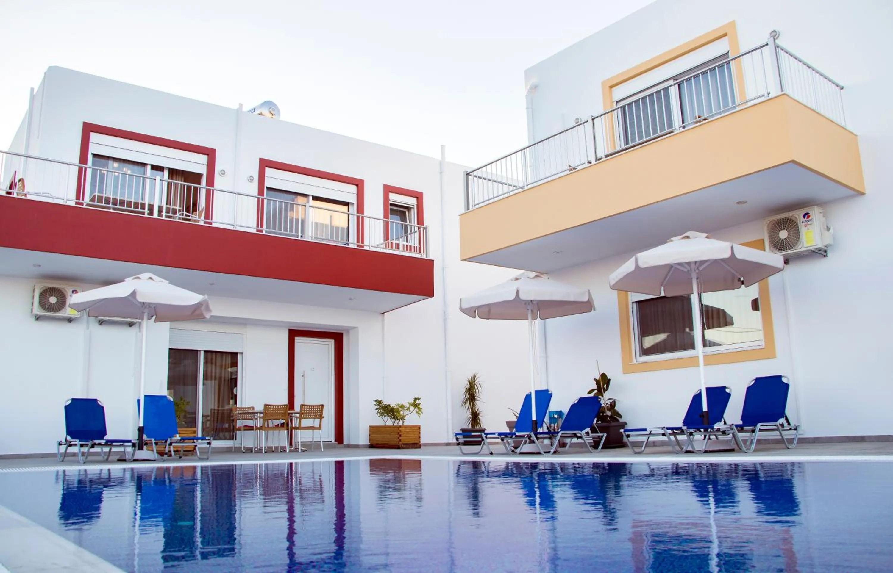Pool view in Gennadi Gardens exclusive apartments
