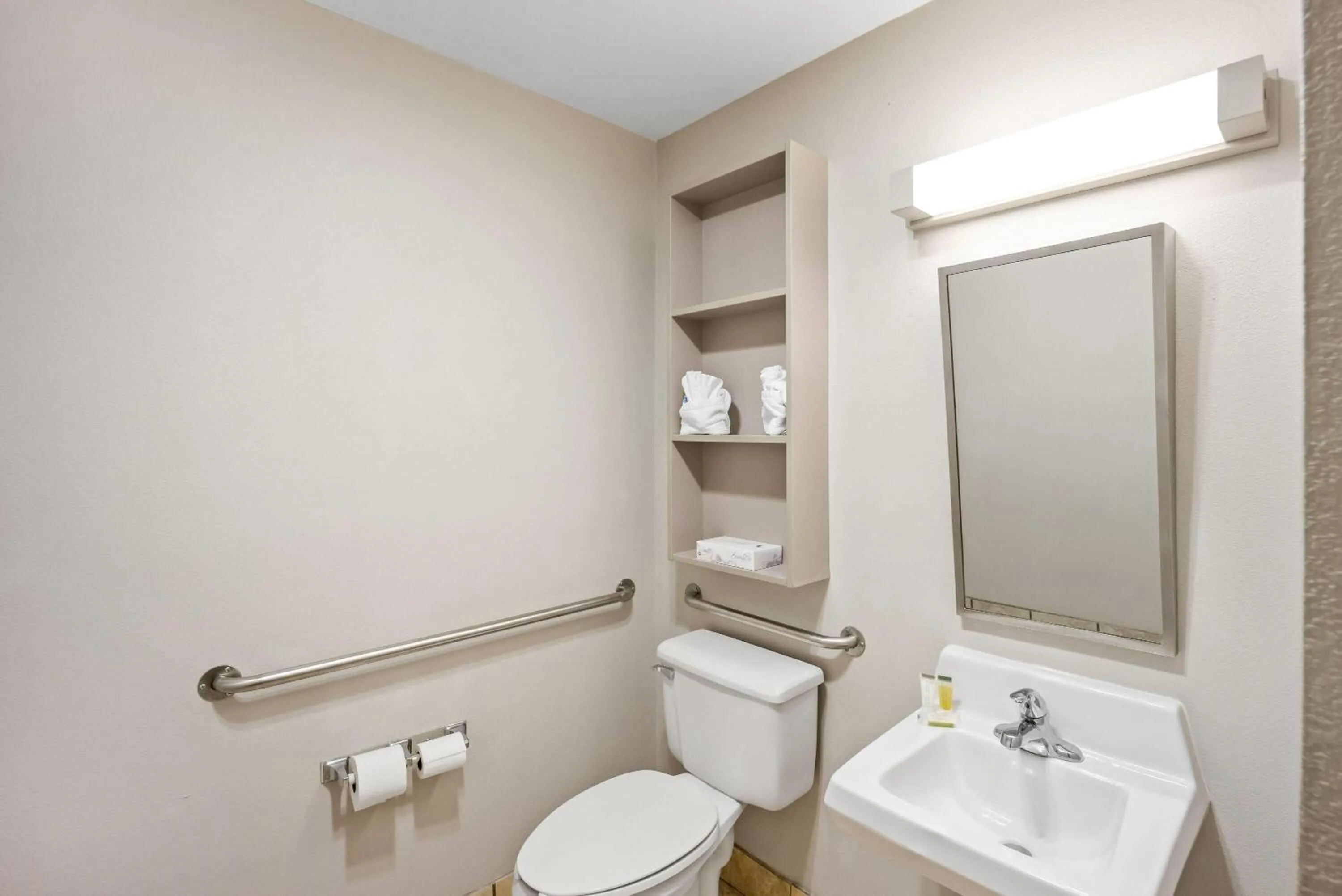 Bathroom in Microtel Inn by Wyndham Greensboro