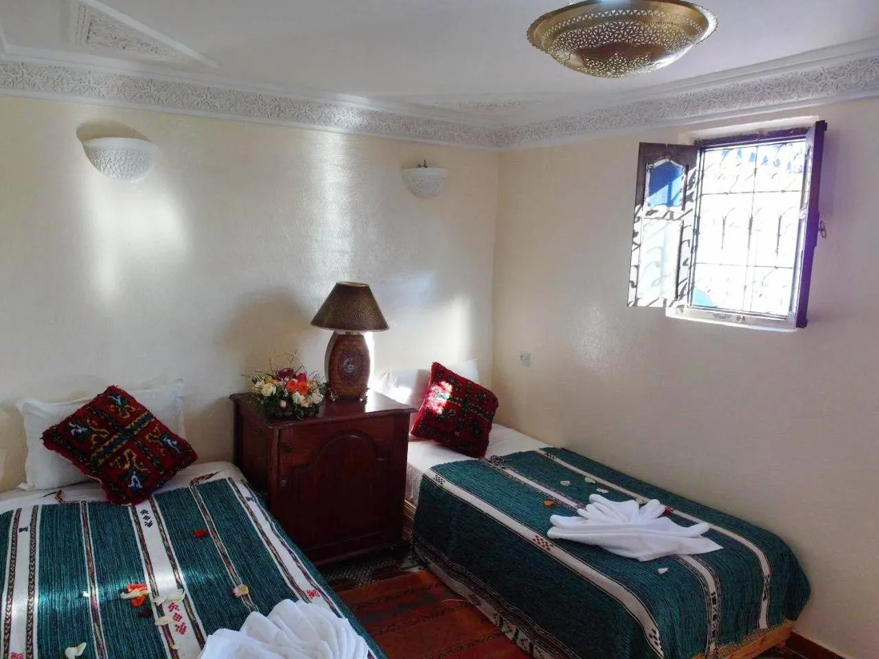 Bed in Riad Chennaoui
