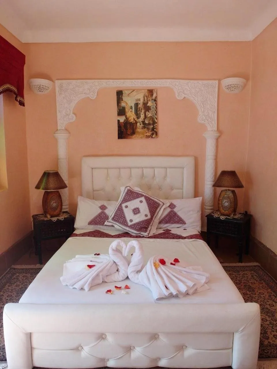 Bed in Riad Chennaoui