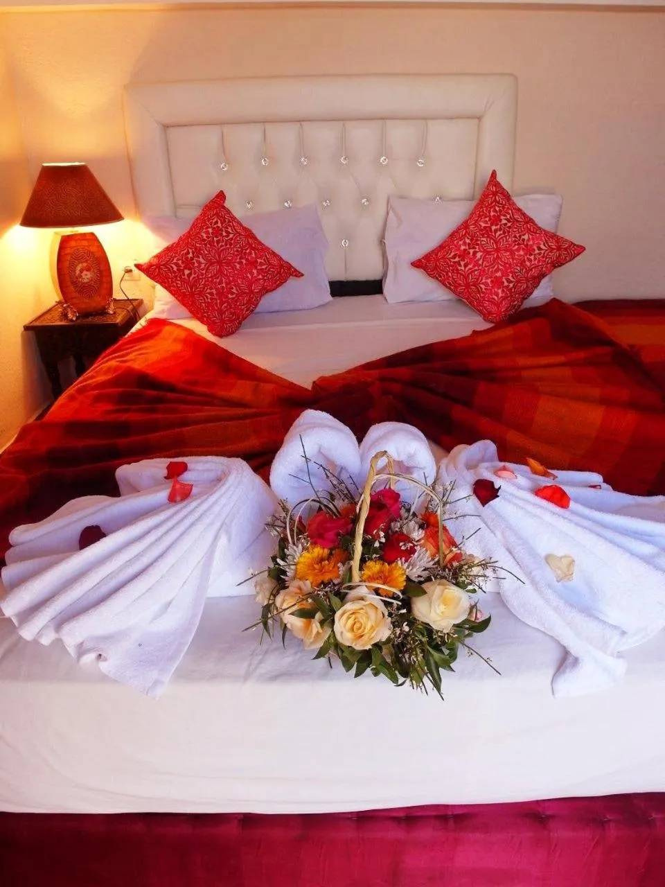 Bed in Riad Chennaoui