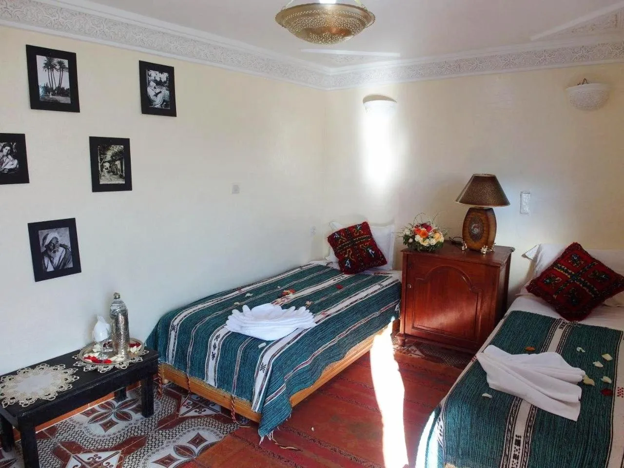 Bed in Riad Chennaoui
