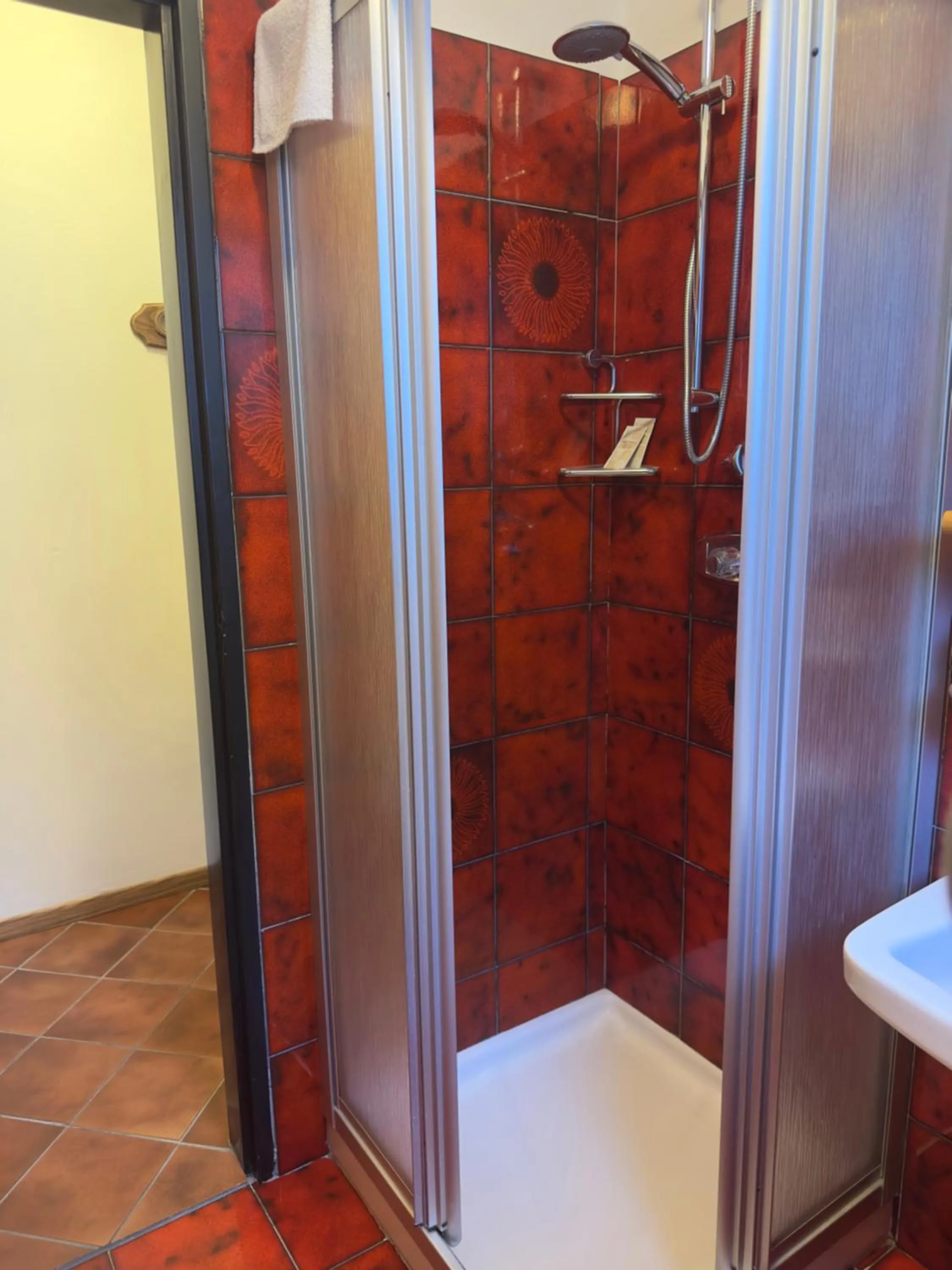 Shower in Hotel Zeni