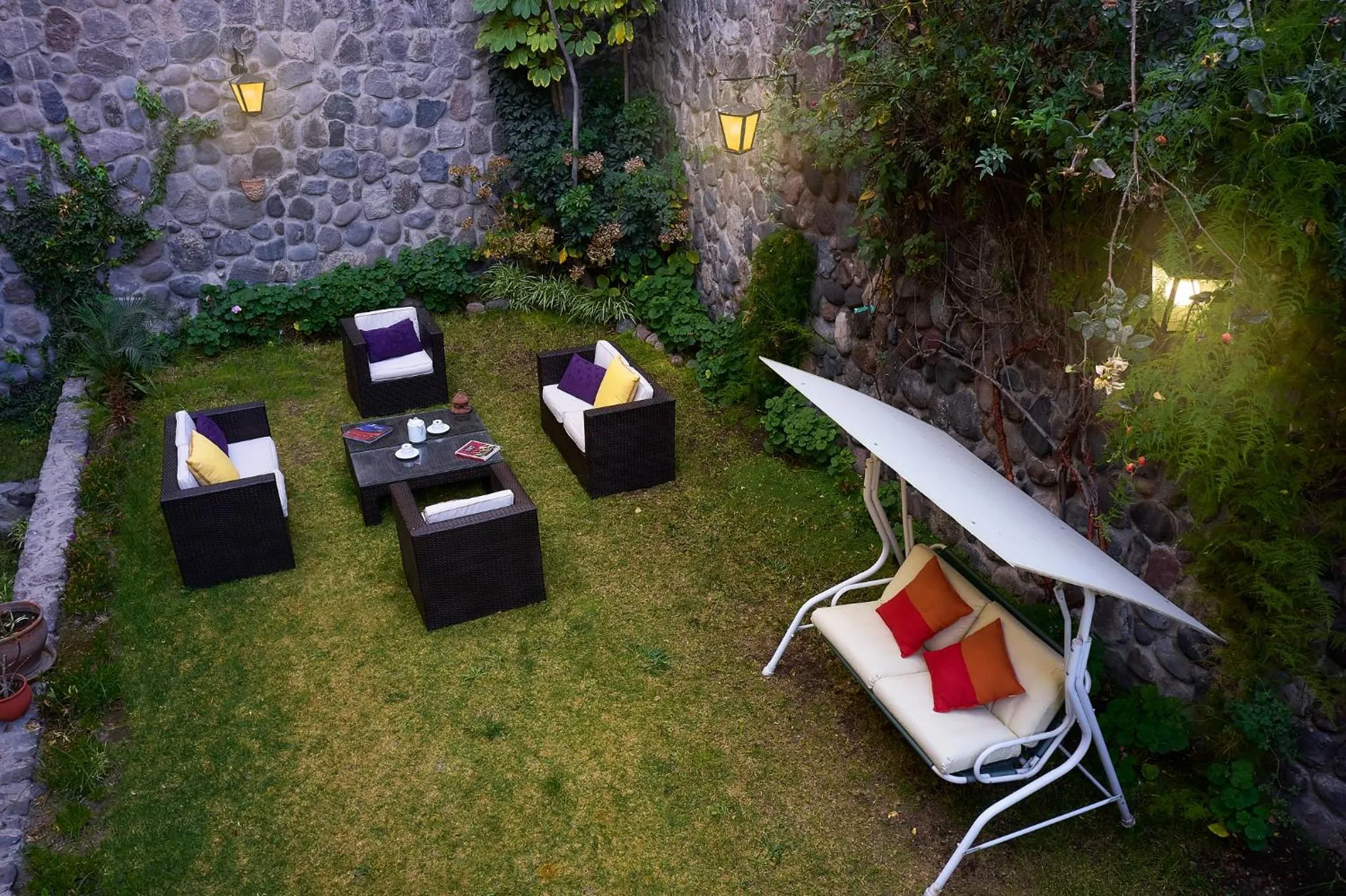 Garden in Hotel Los Tambos Colonial