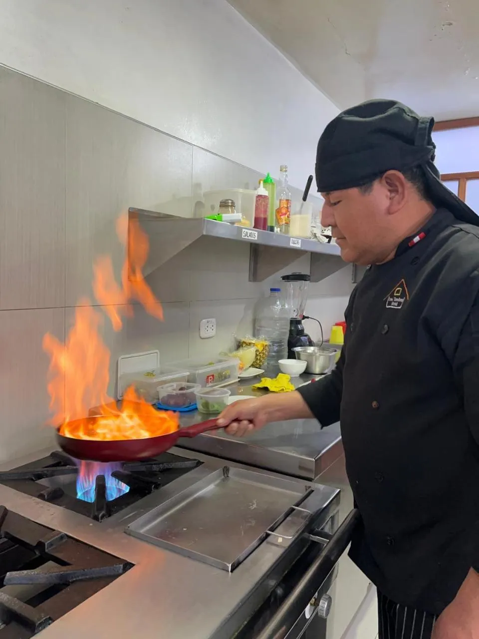 Breakfast in Hotel Los Tambos Colonial