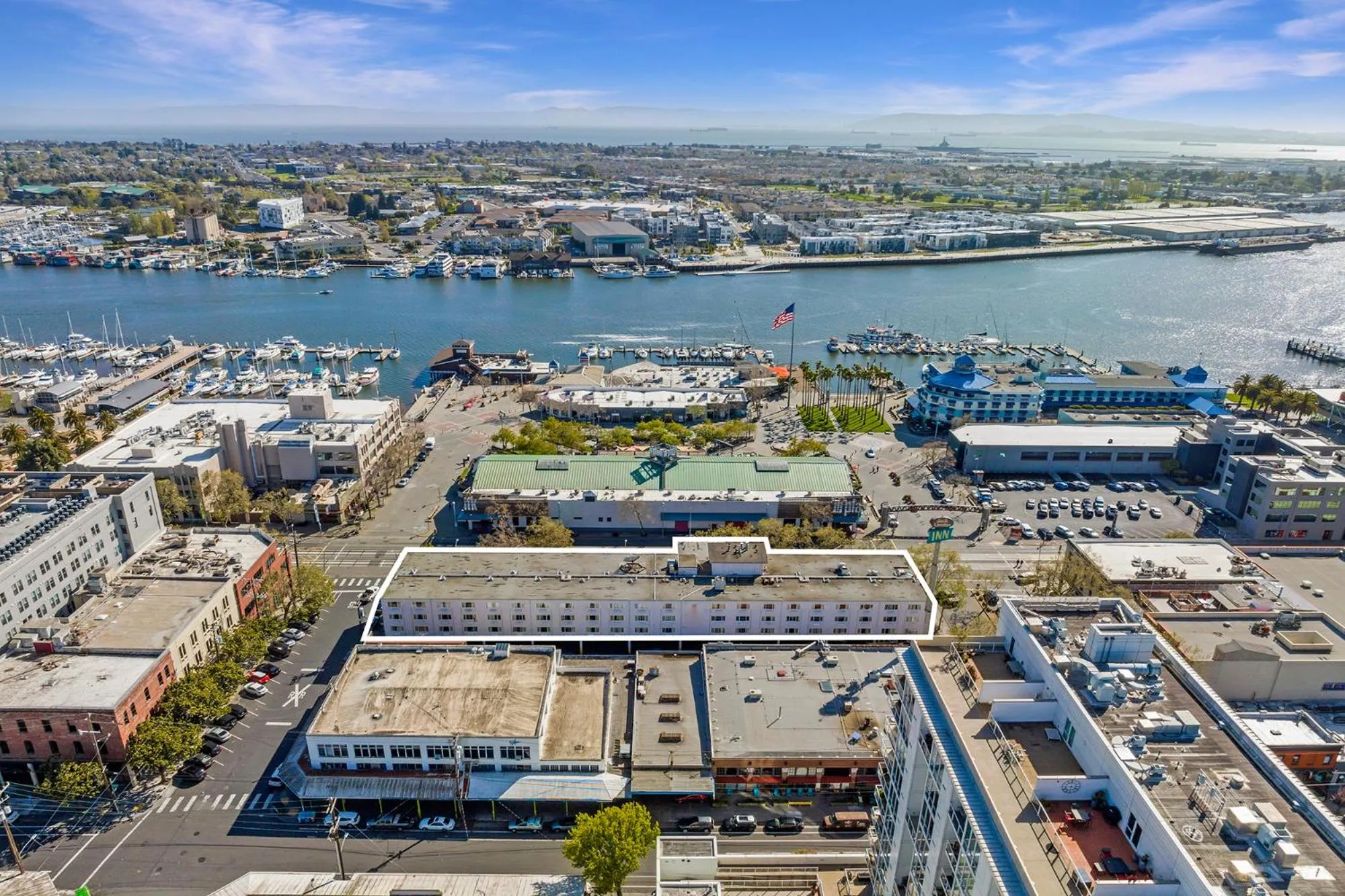 Bird's eye view in Jack London Inn