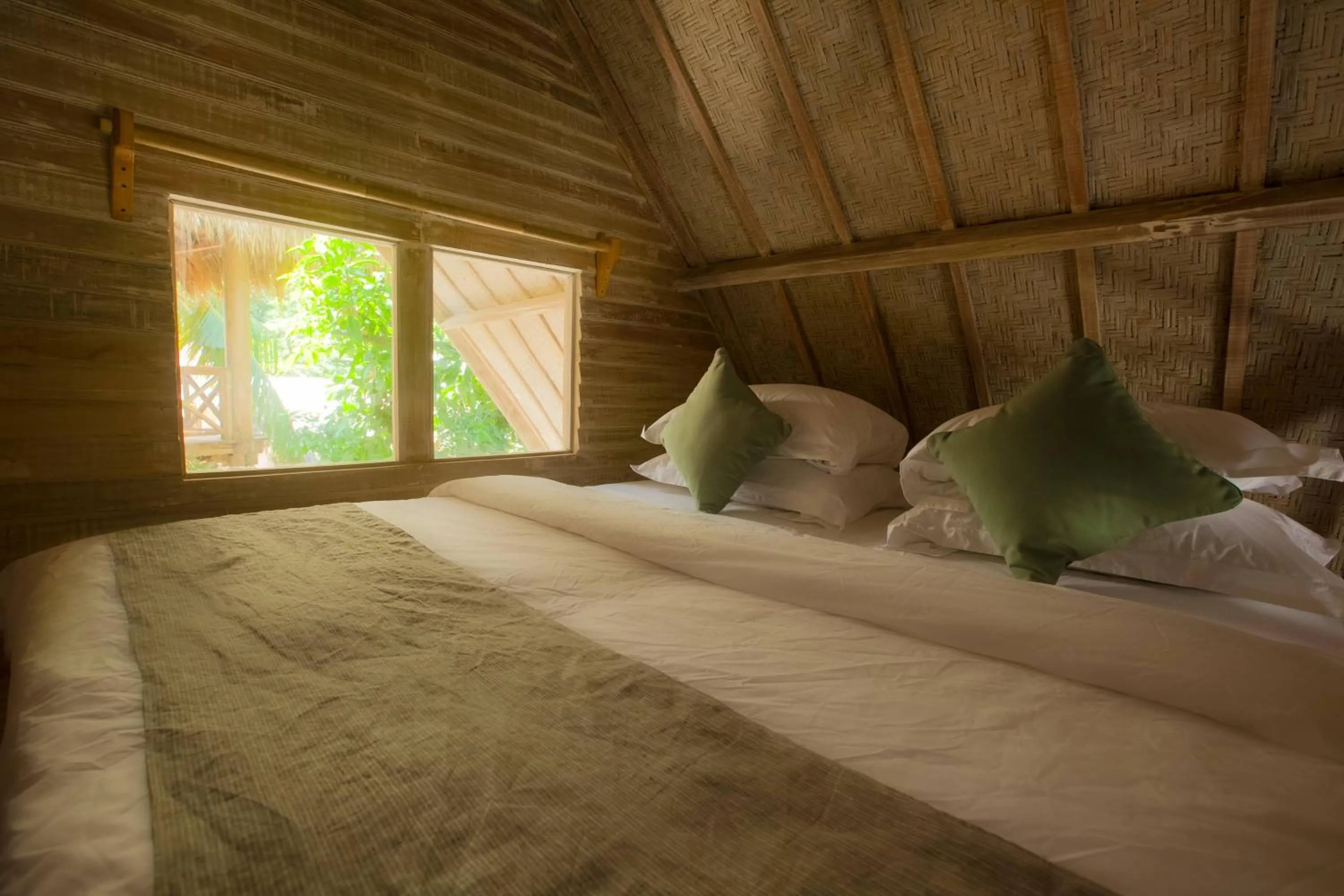 Bed in Flowers & Fire Yoga Garden