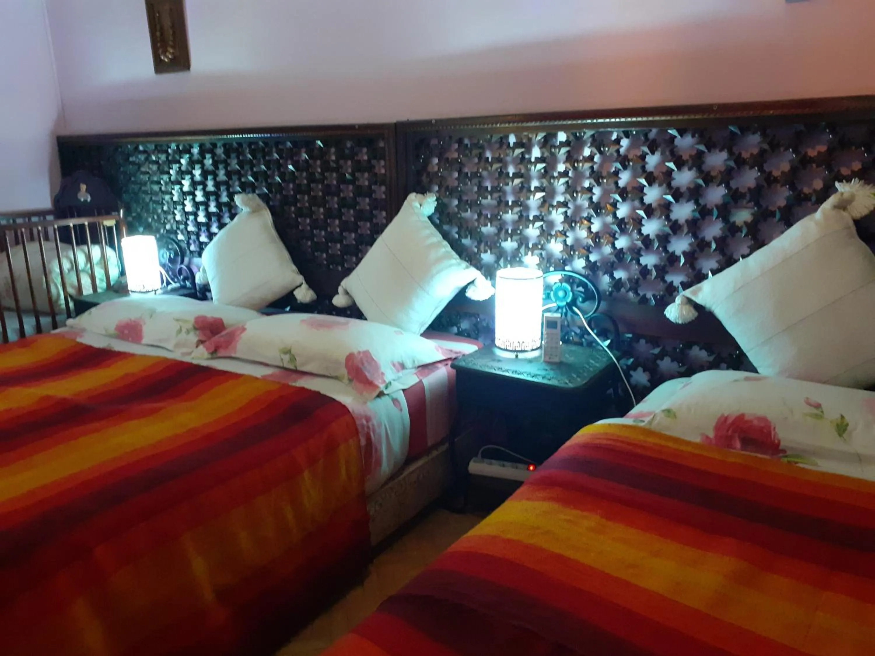 Bed in Riad Sesame
