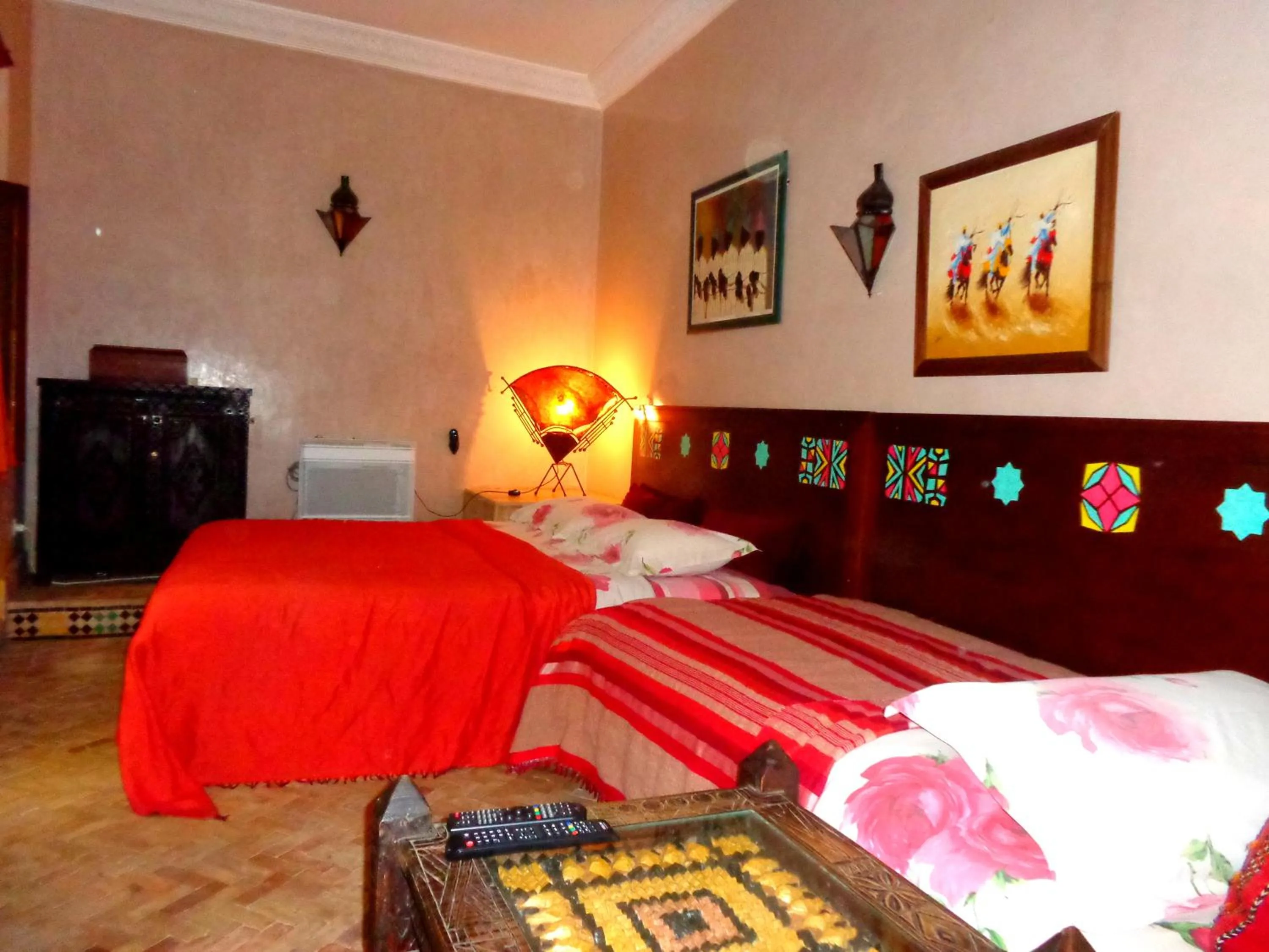 Bed in Riad Sesame
