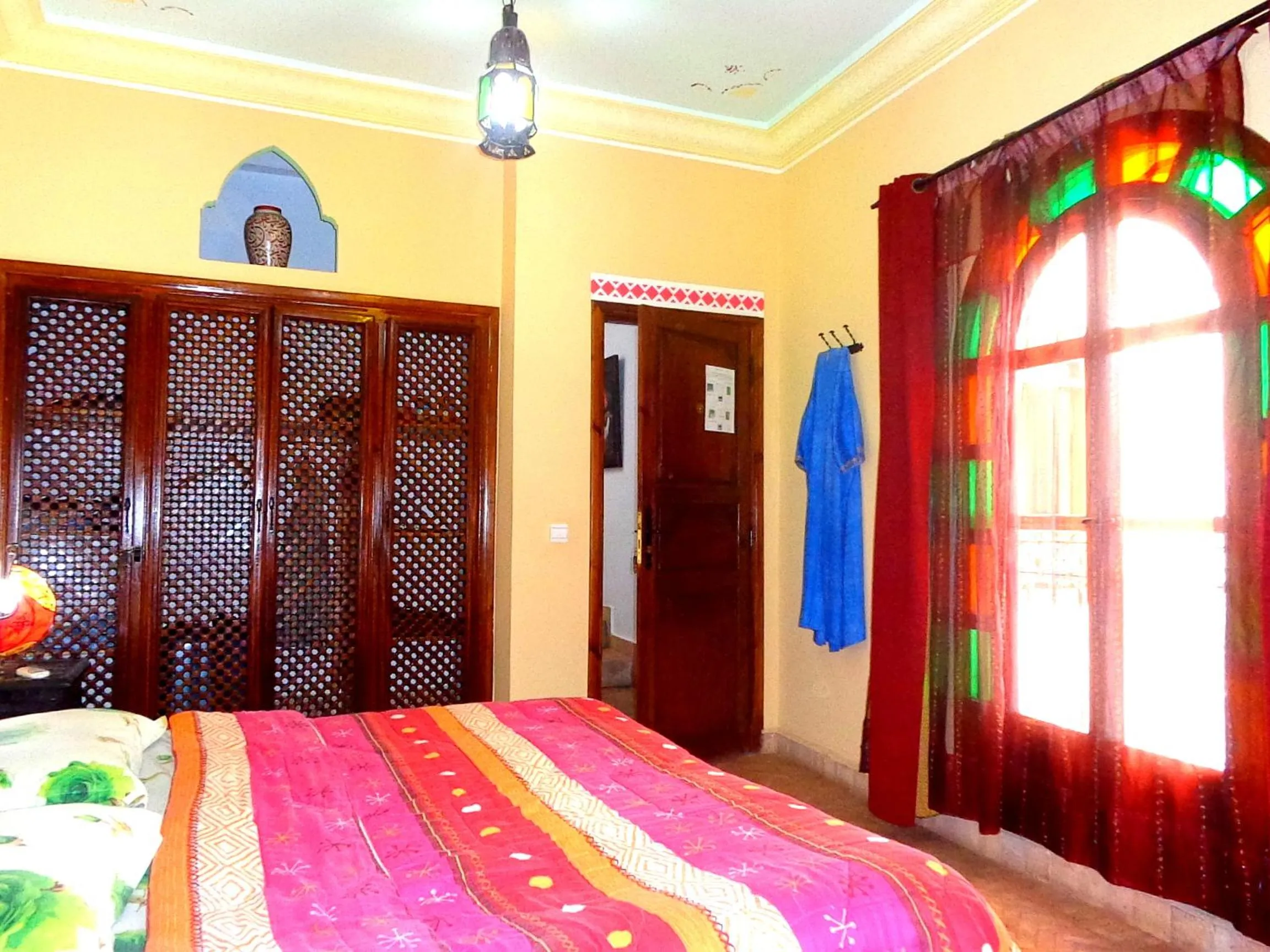 Bed in Riad Sesame