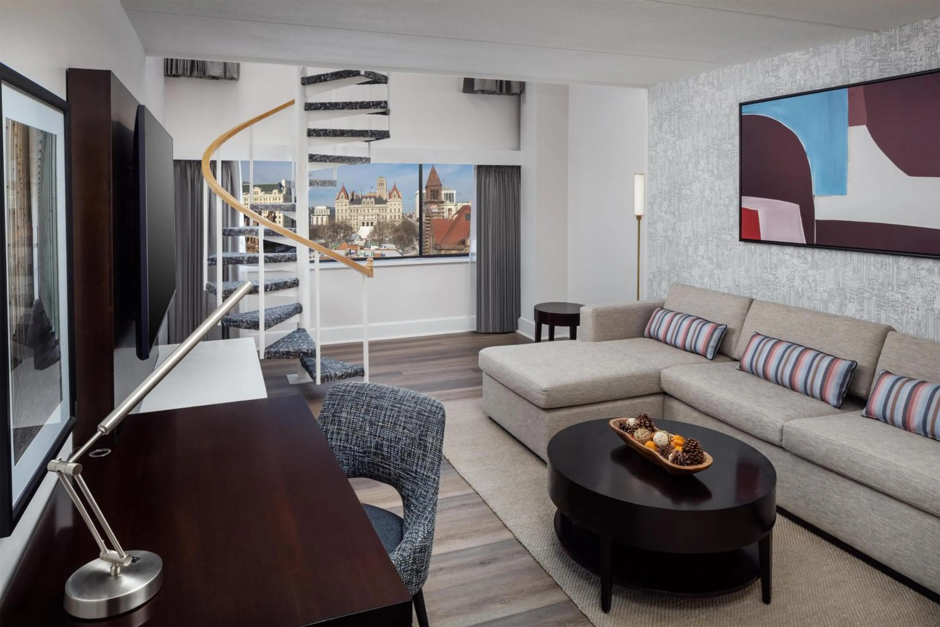 Living room in Hilton Albany