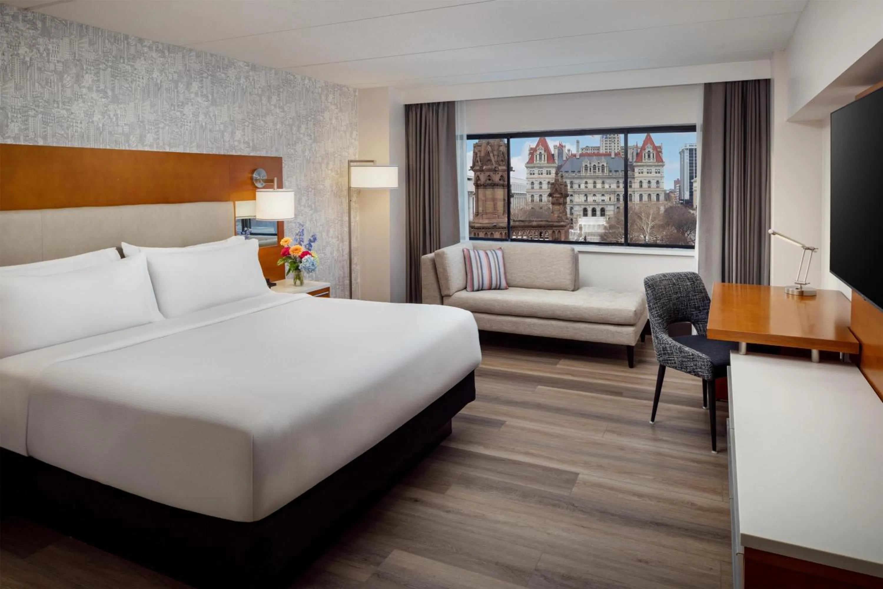 Bed in Hilton Albany