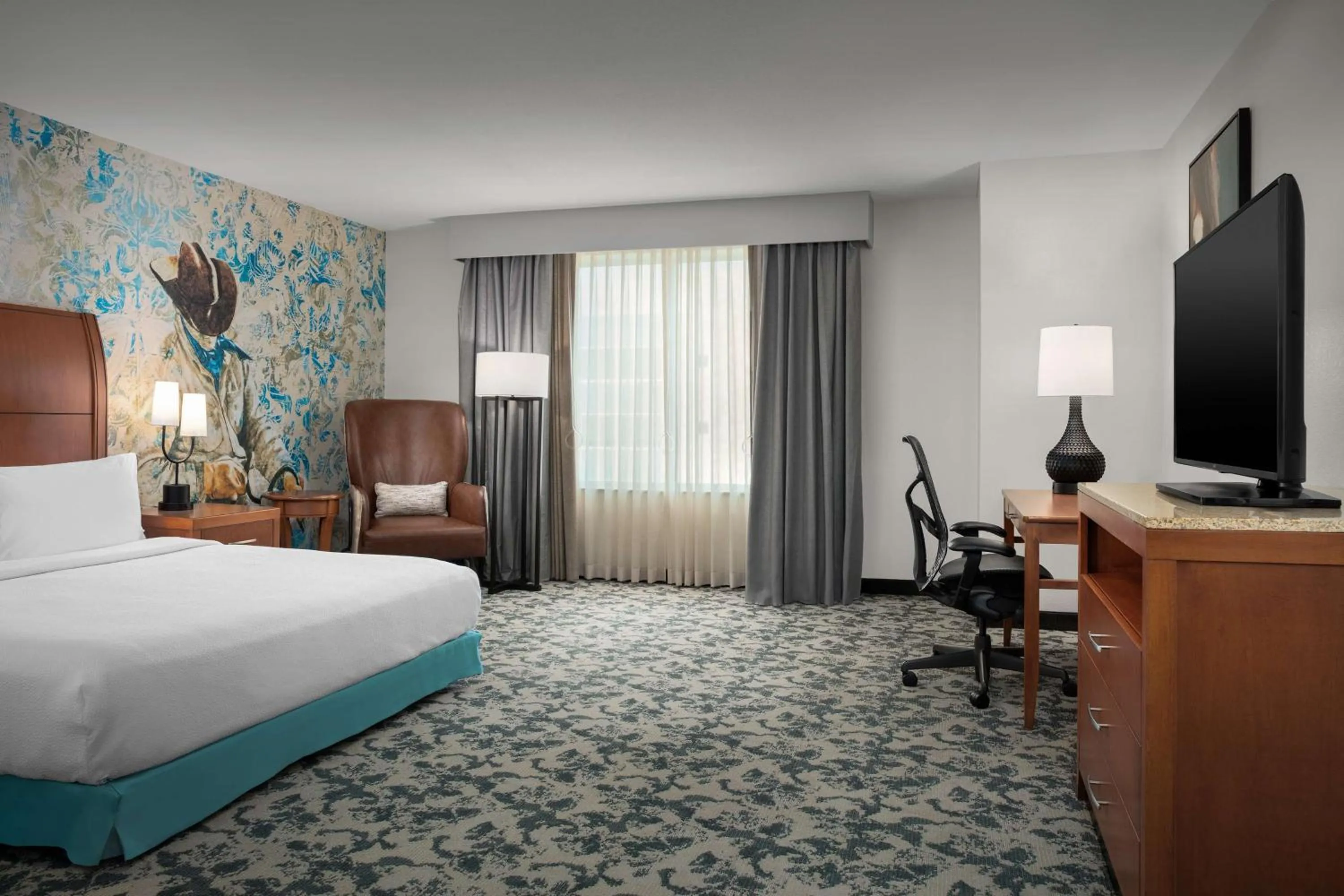 Bedroom, Bed in Hilton Garden Inn Fort Worth Medical Center