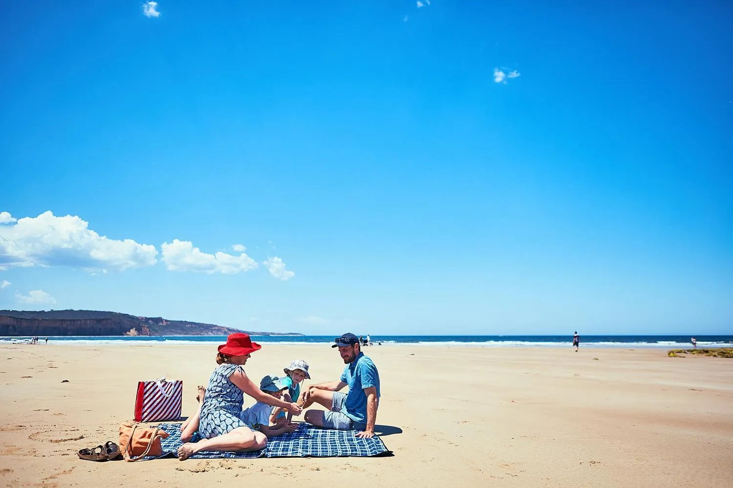 Beach in Anglesea Family Caravan Park