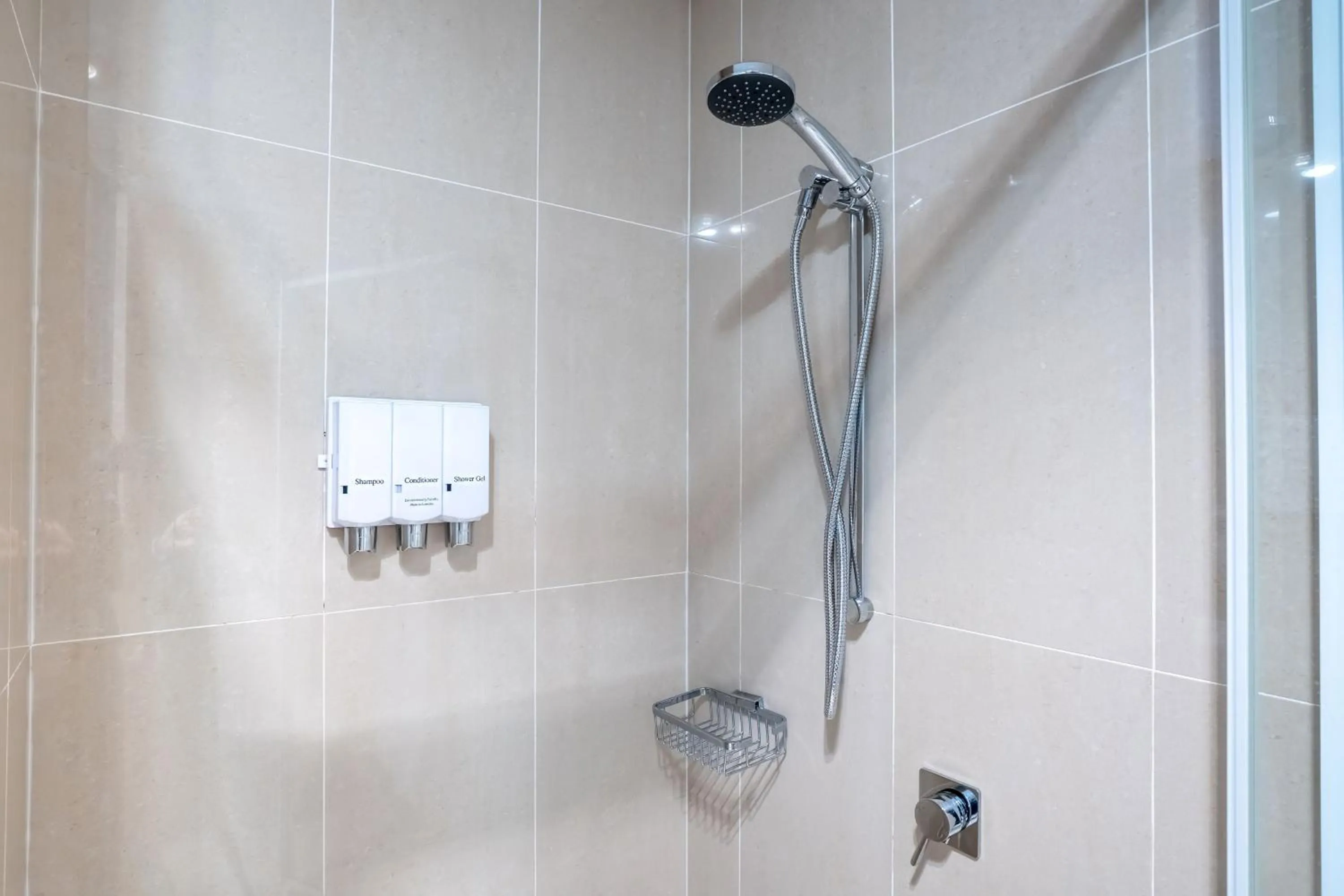 Shower in Foreshore Hotel