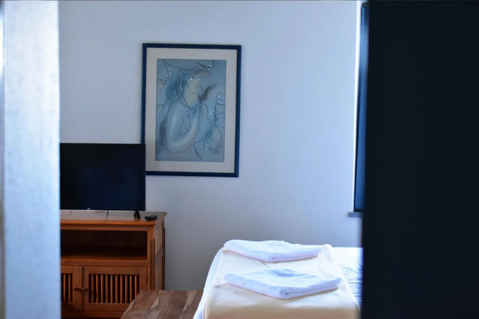 Bed in Kyriaki Guesthouse & Suites