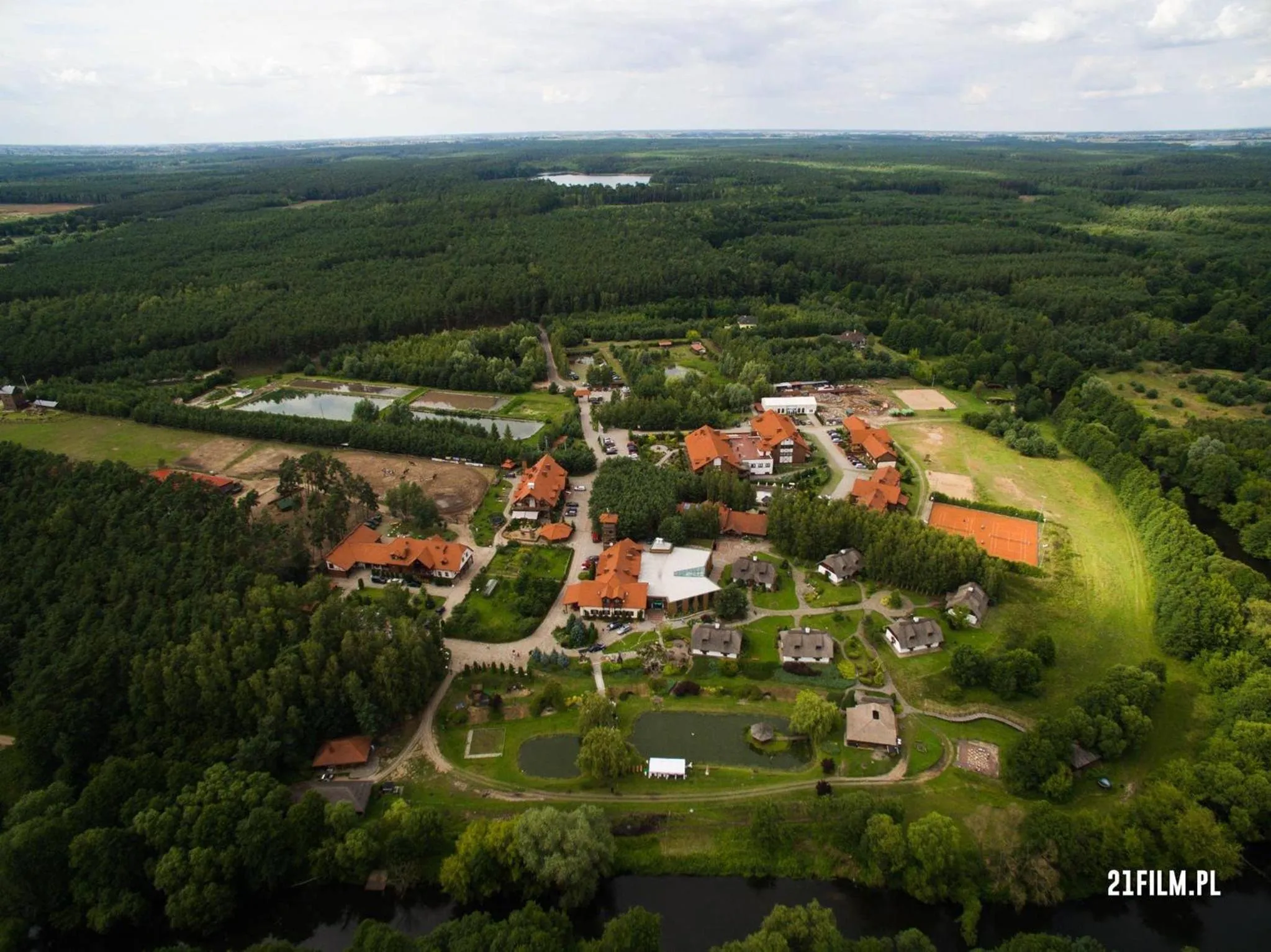 Bird's eye view in Hotel Osada Karbówko Wellness & SPA