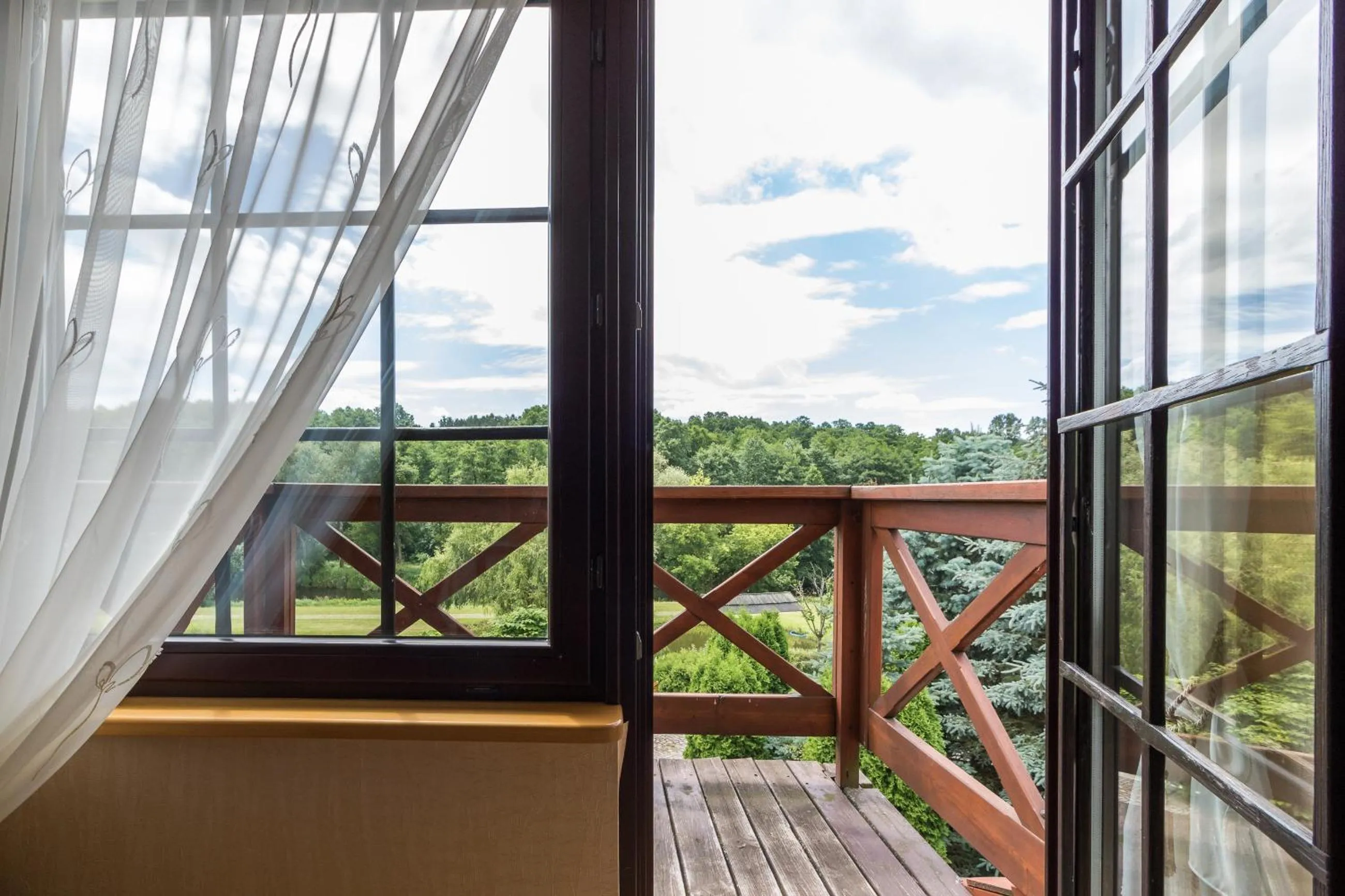 Balcony/Terrace in Hotel Osada Karbówko Wellness & SPA