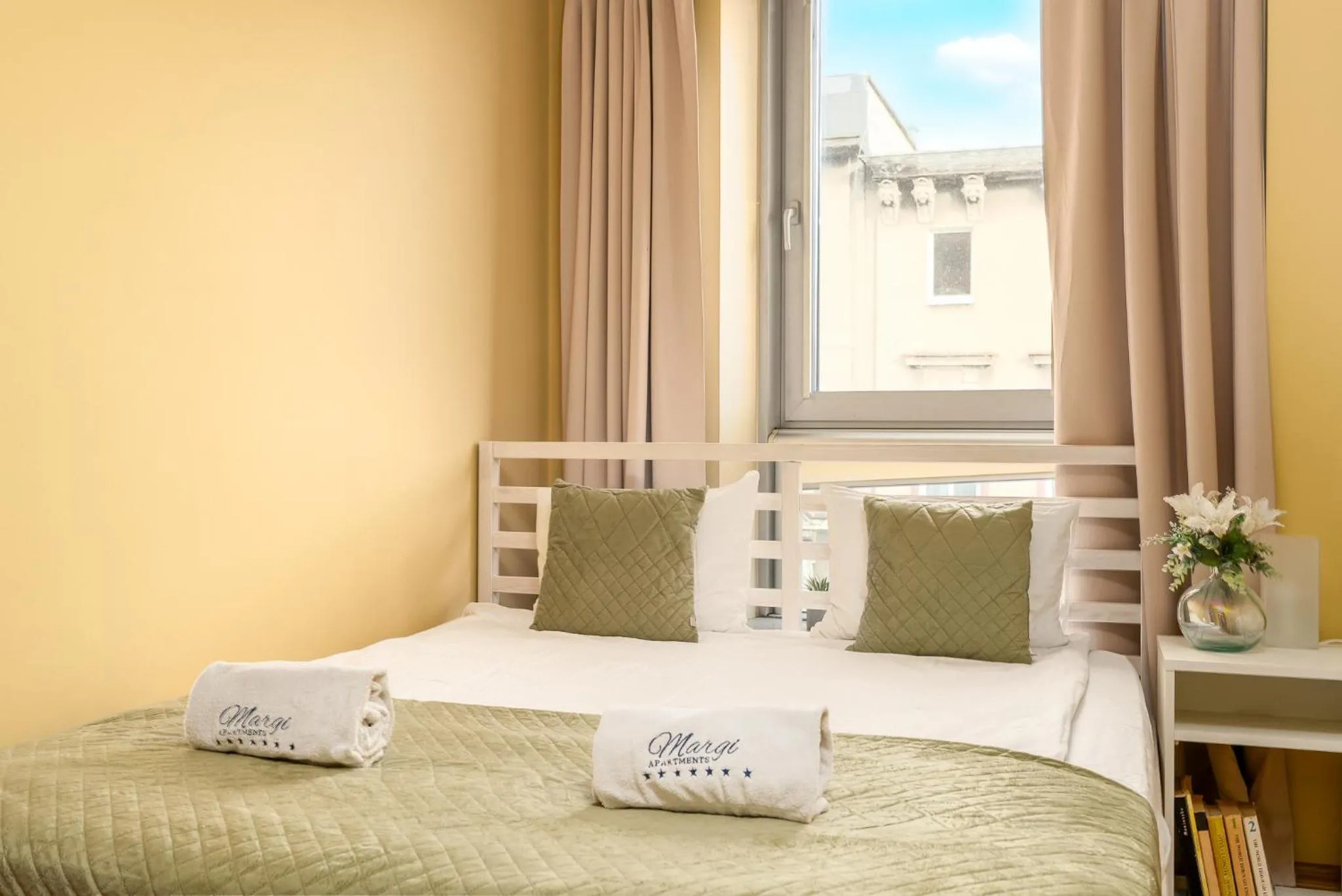 Bed in MARGI Brandy Apartament