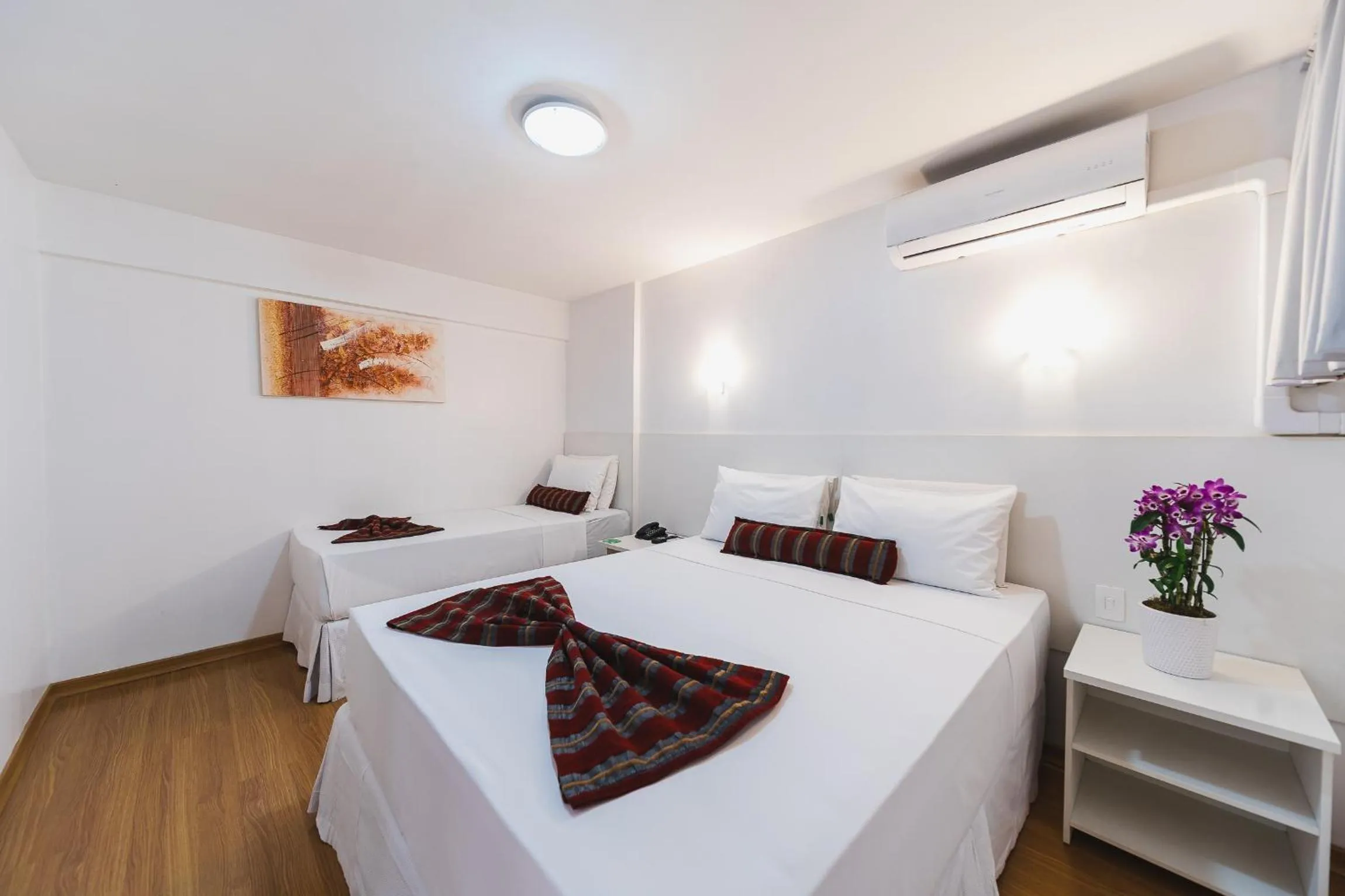 Bed in Hotel Nacional Inn Curitiba Estação Shopping