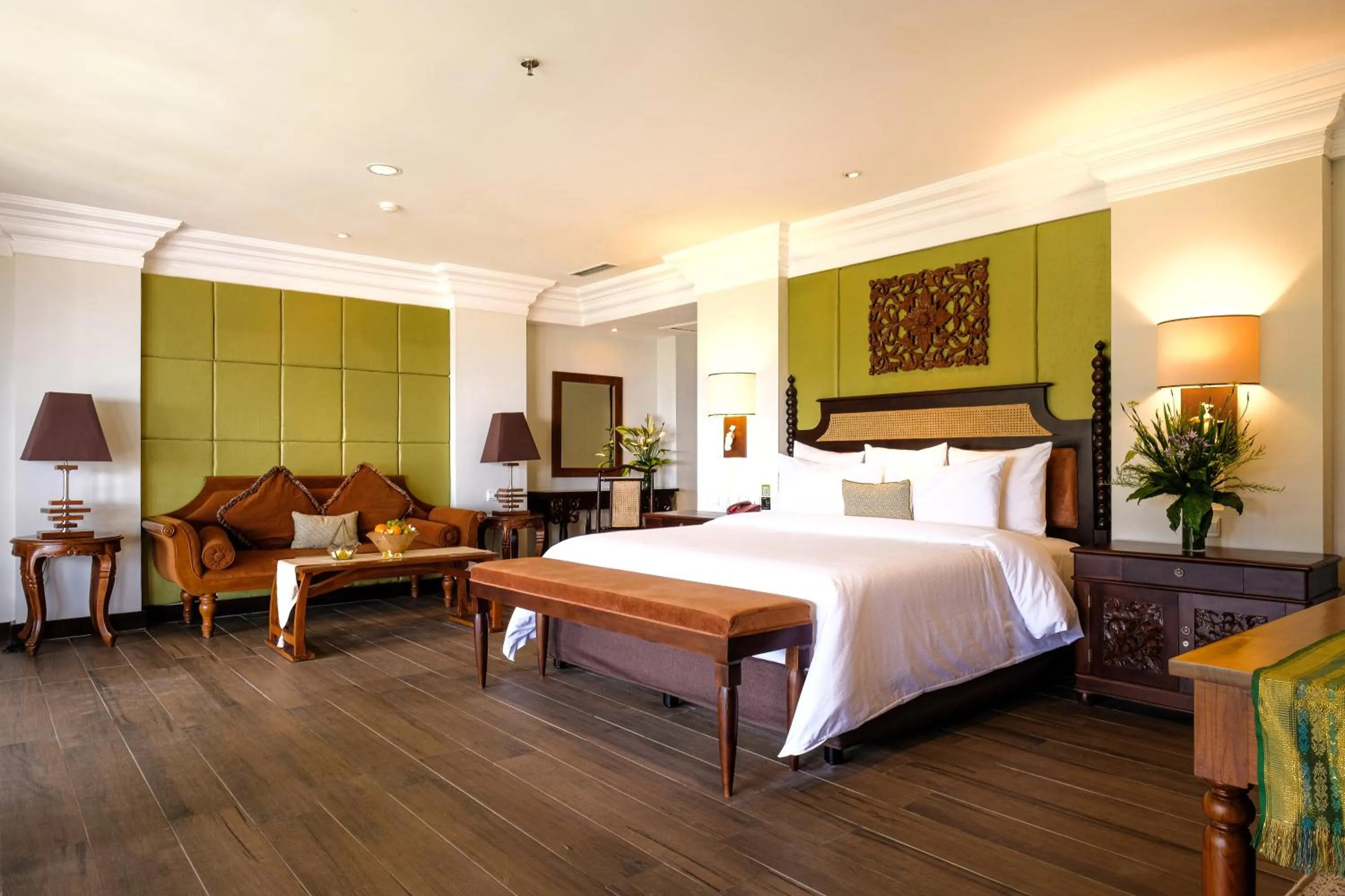 Bed in The Grand Hill Resort-Hotel