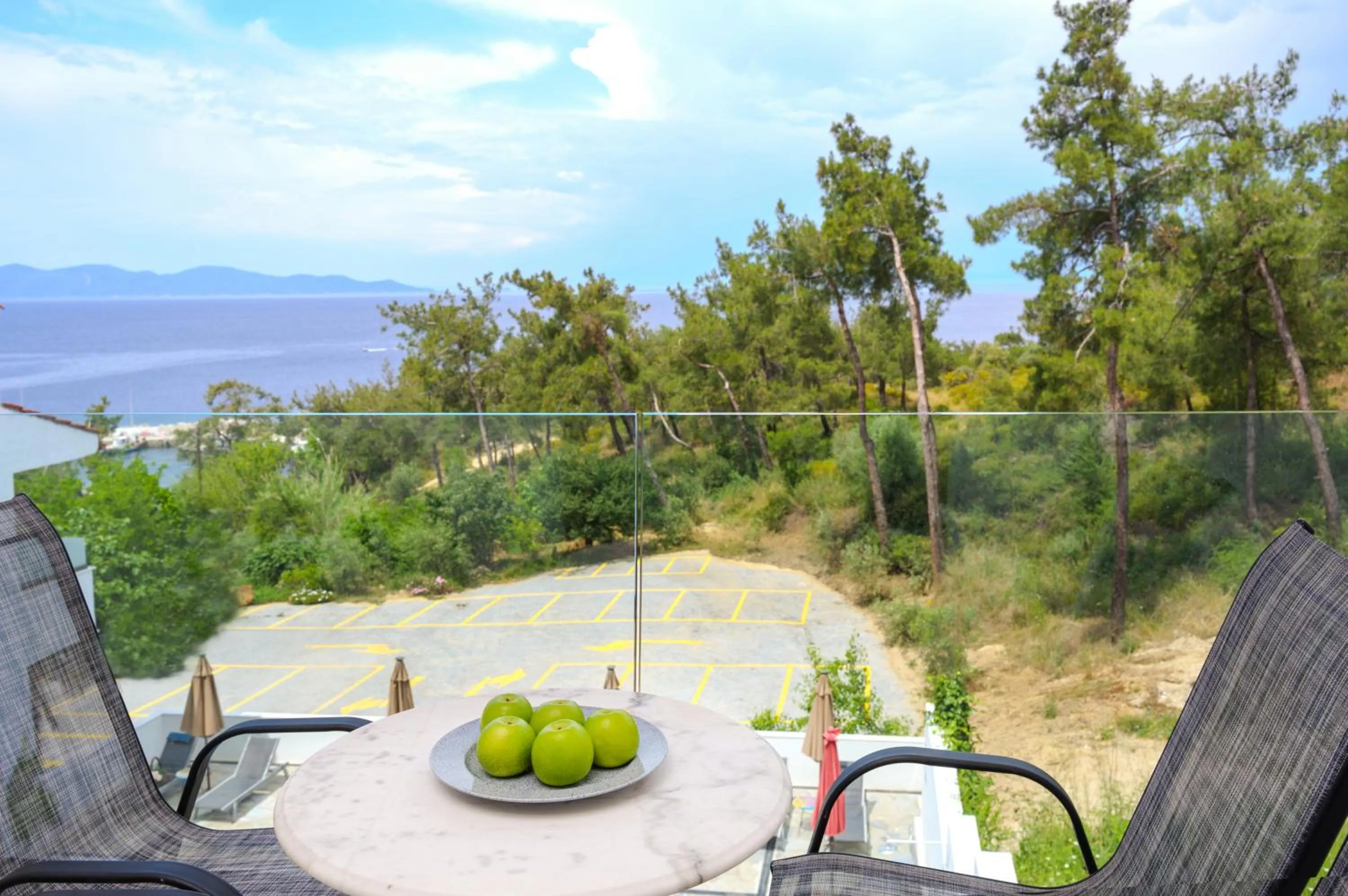 Balcony/Terrace in Leandros Hotel