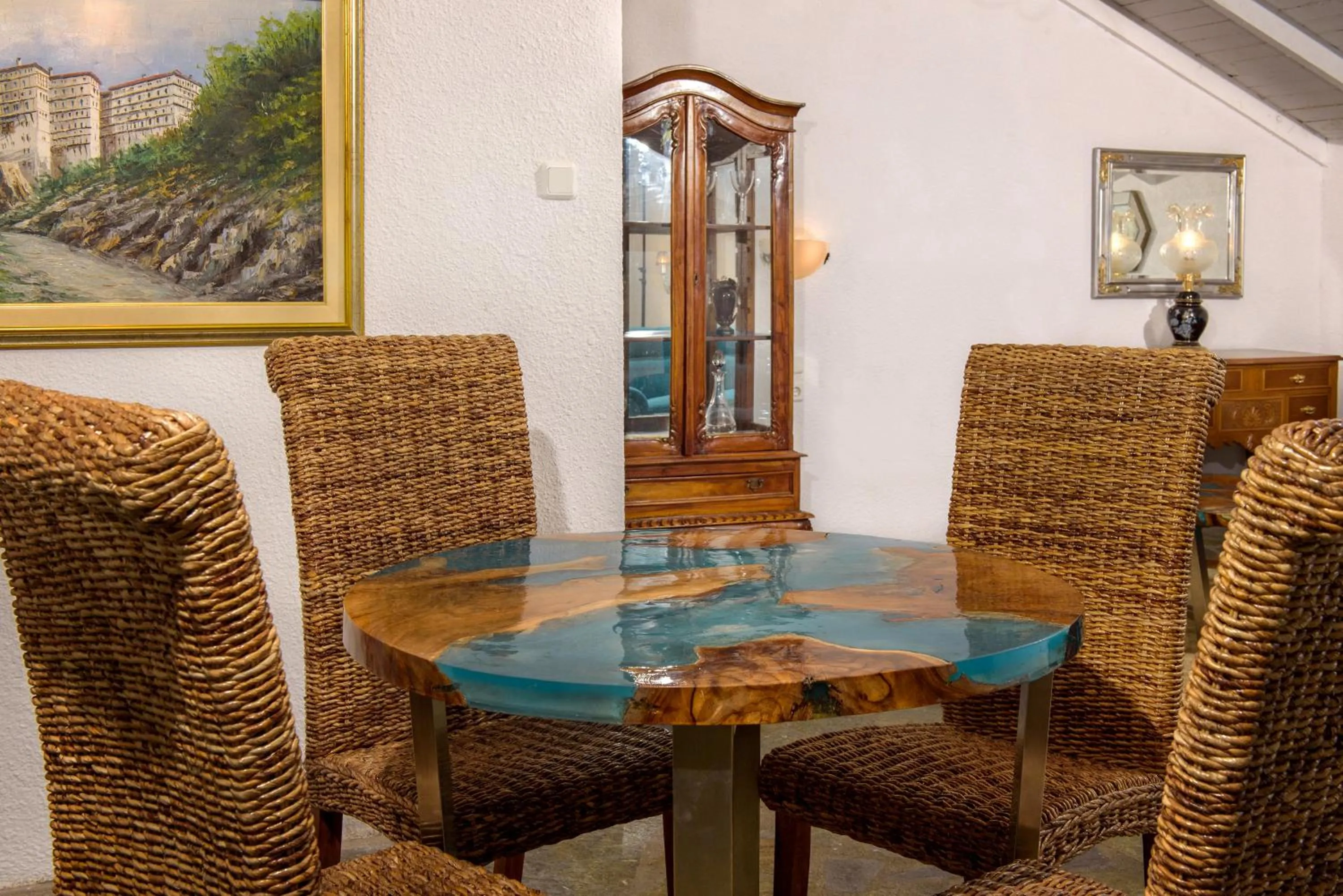 Dining area in Leandros Hotel