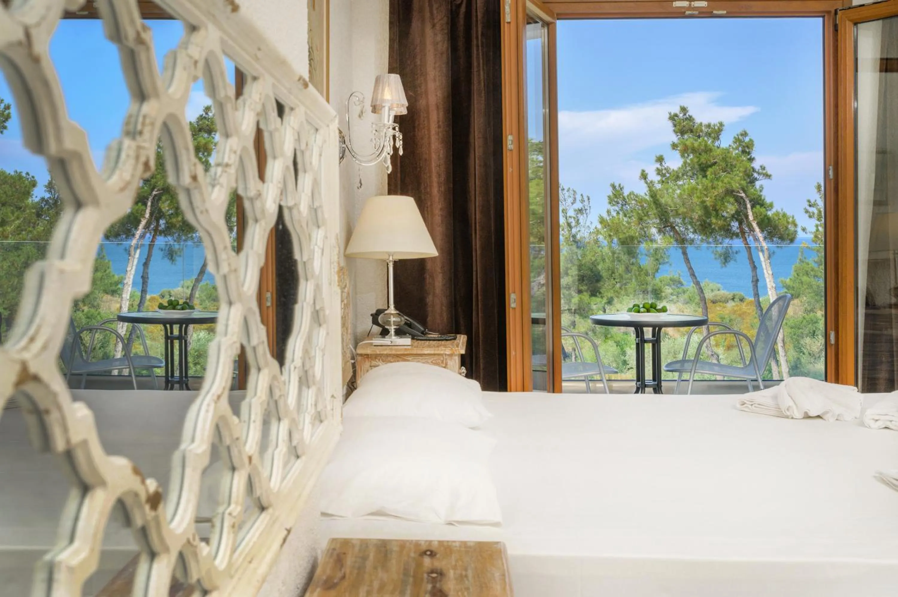 Bedroom in Leandros Hotel
