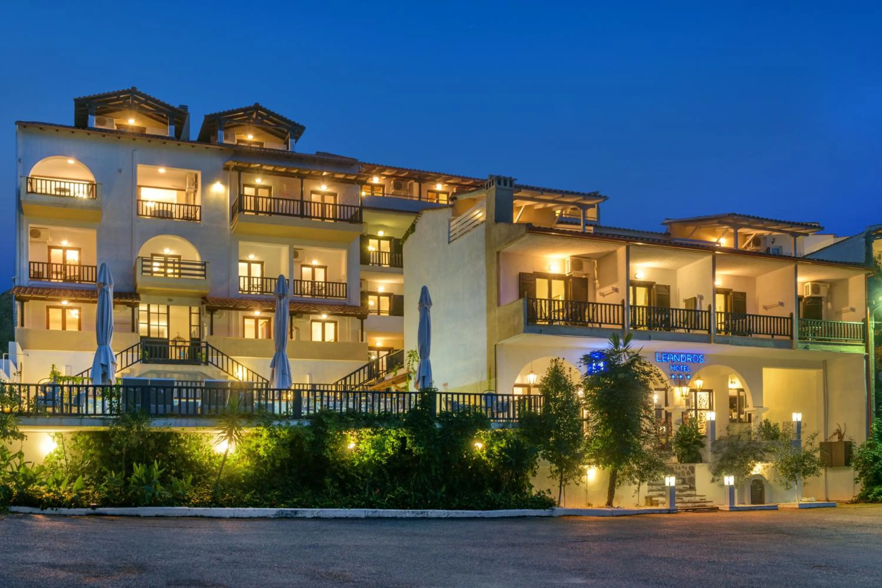Property building in Leandros Hotel