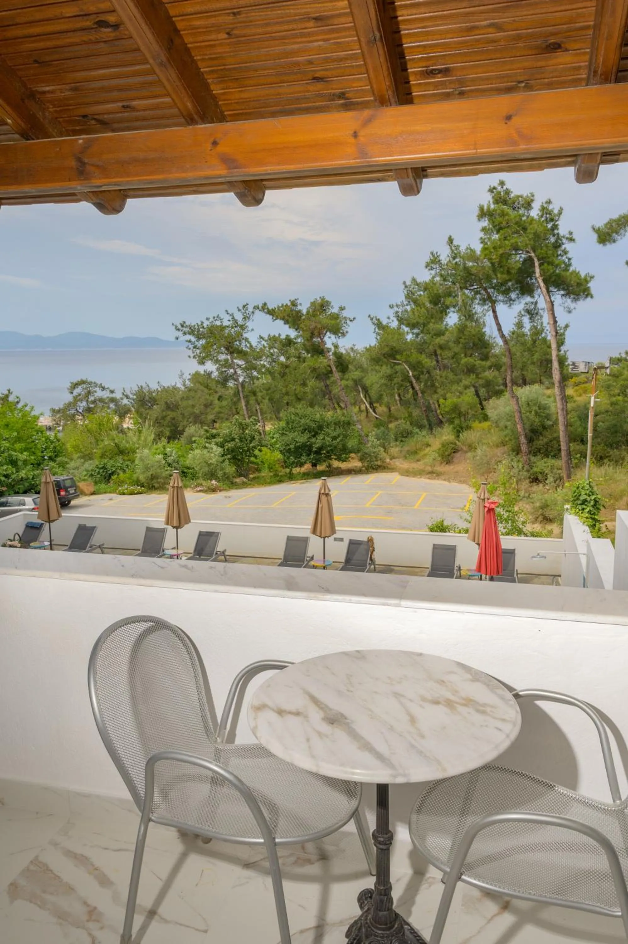Balcony/Terrace in Leandros Hotel