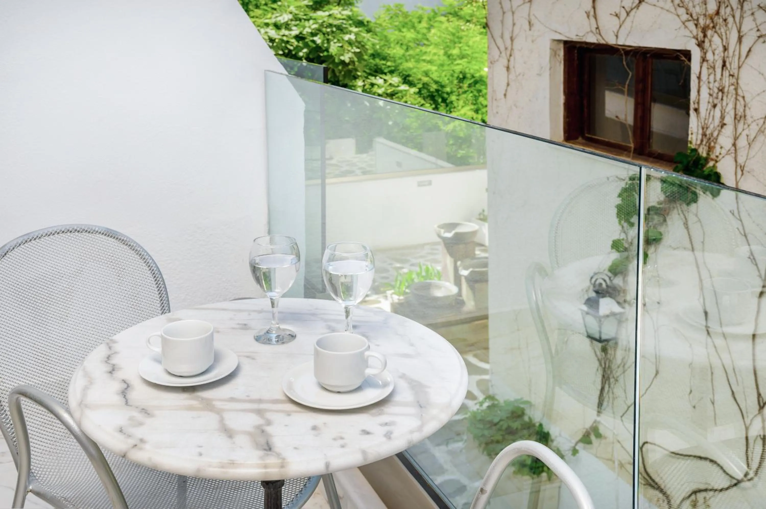 Balcony/Terrace in Leandros Hotel