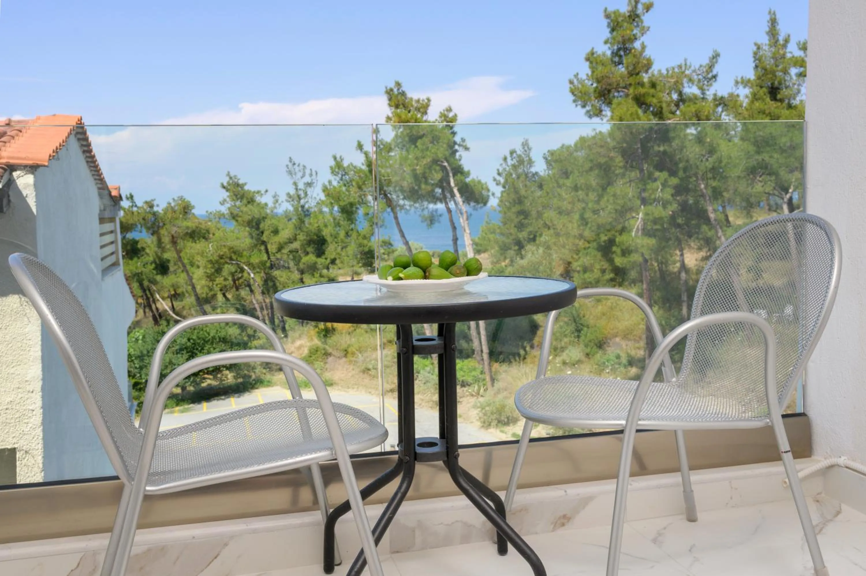 Balcony/Terrace in Leandros Hotel