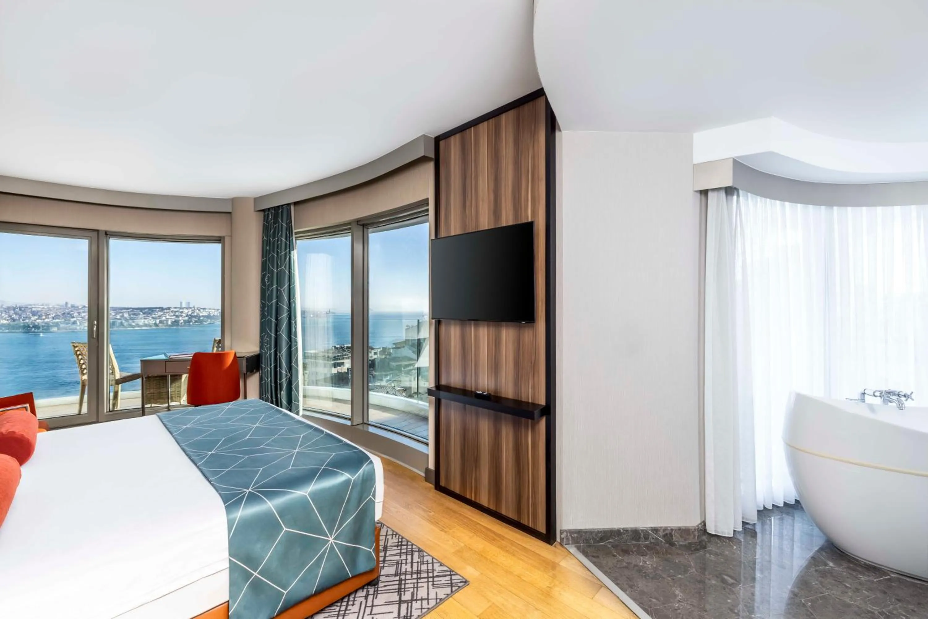 Bed in Opera Hotel Bosphorus - Preferred Hotels and Resorts