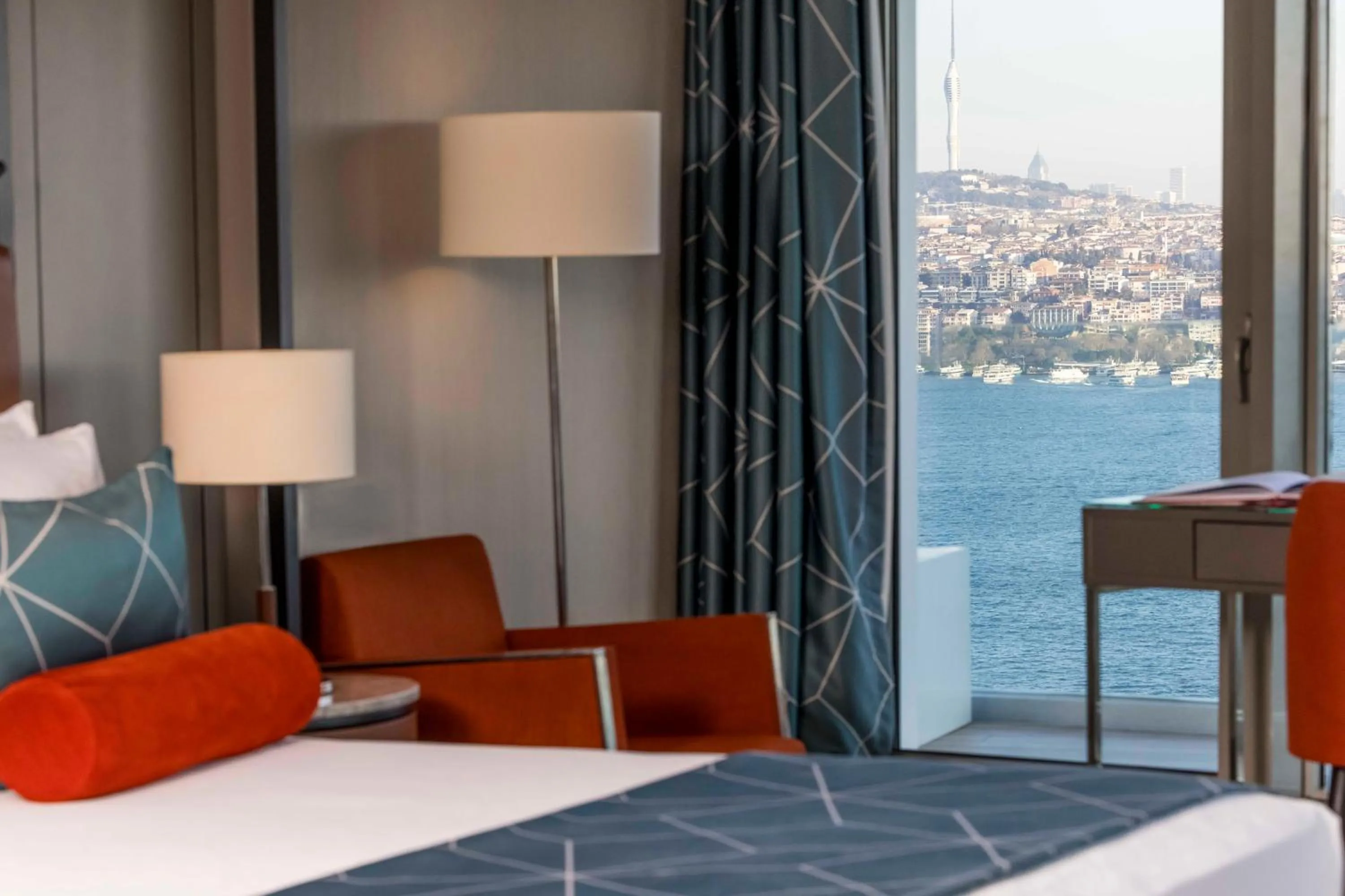 Bed in Opera Hotel Bosphorus - Preferred Hotels and Resorts