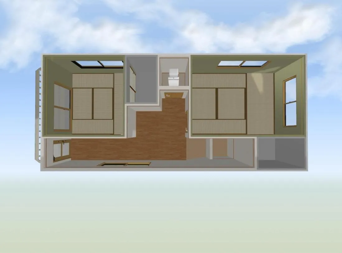 Bird's eye view in Ikebukuro no Yado detached house