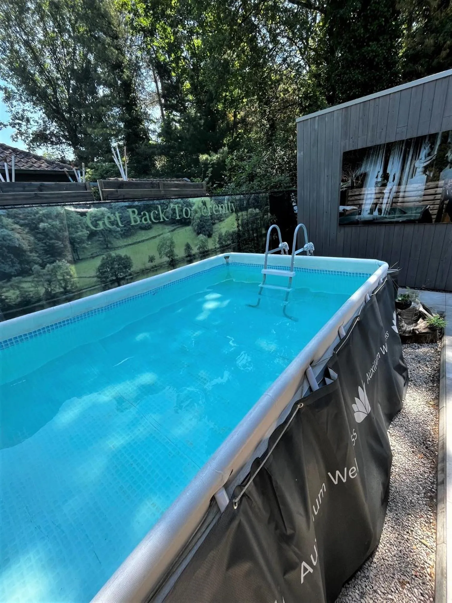 Swimming pool in AuxiliumWellness Get Back to Serenity