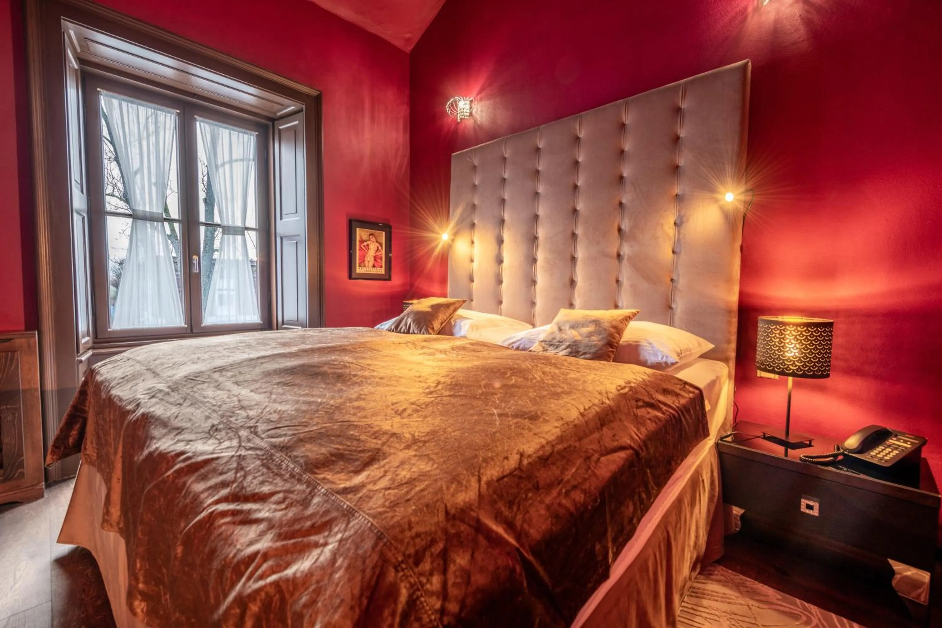 Decorative detail, Bed in Chateau Appony