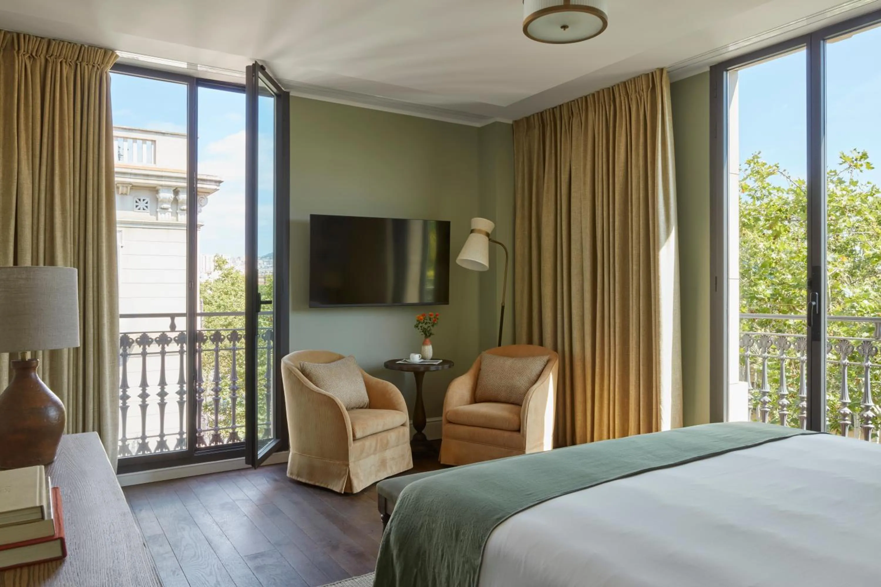 Balcony/Terrace, Bed in Miiro Borneta