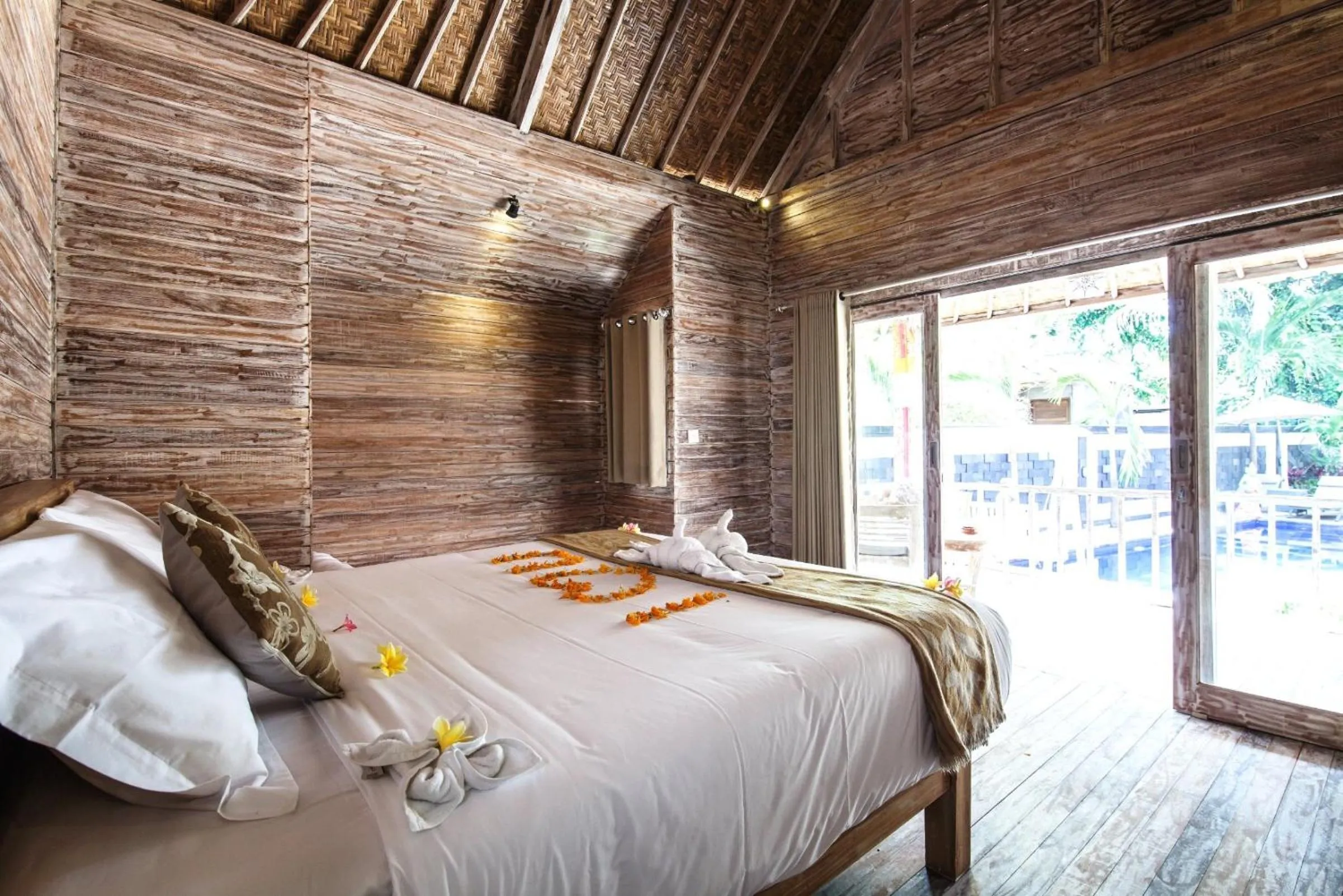 Bedroom in The Nichos Bungalows And Villas