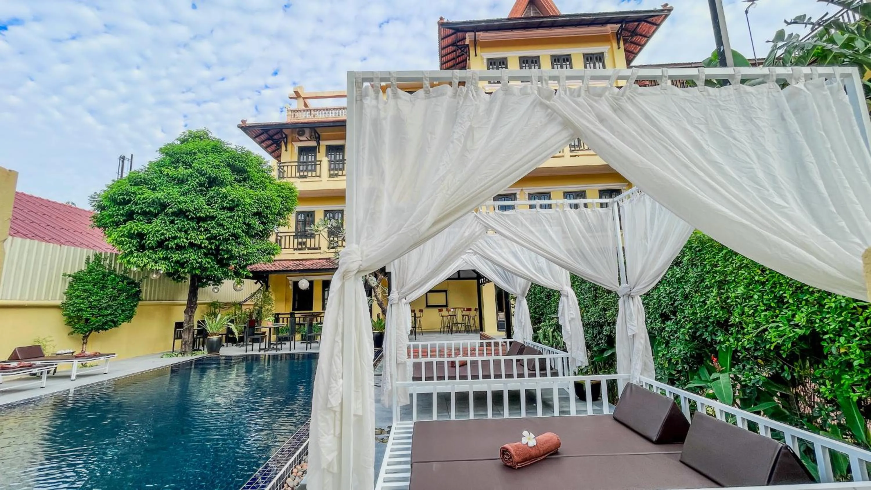 Patio in Villa Indochine d'Angkor