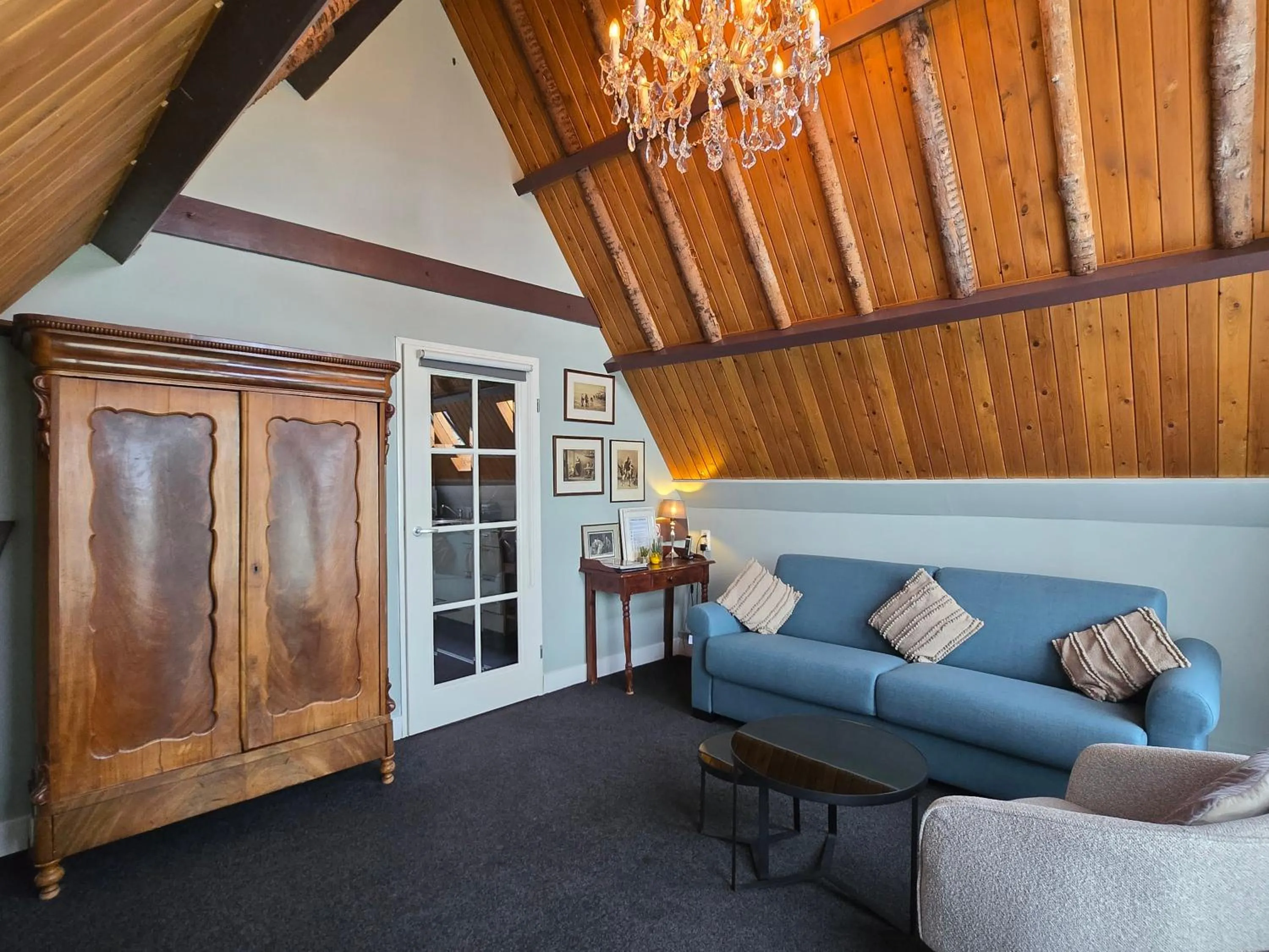 Living room in Boutique Hotel Huys van Leyden