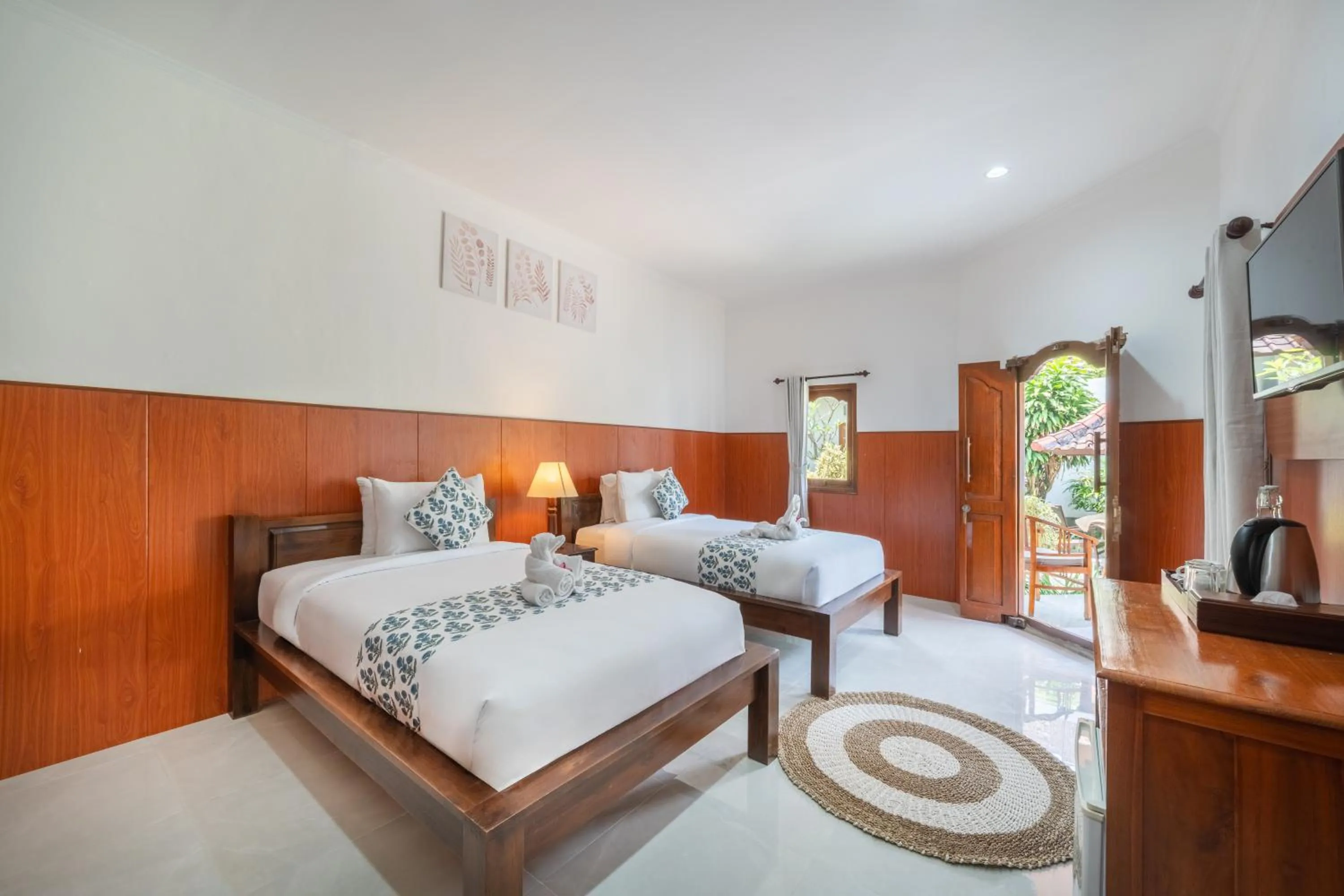 Bed in Nusa Indah Bungalow