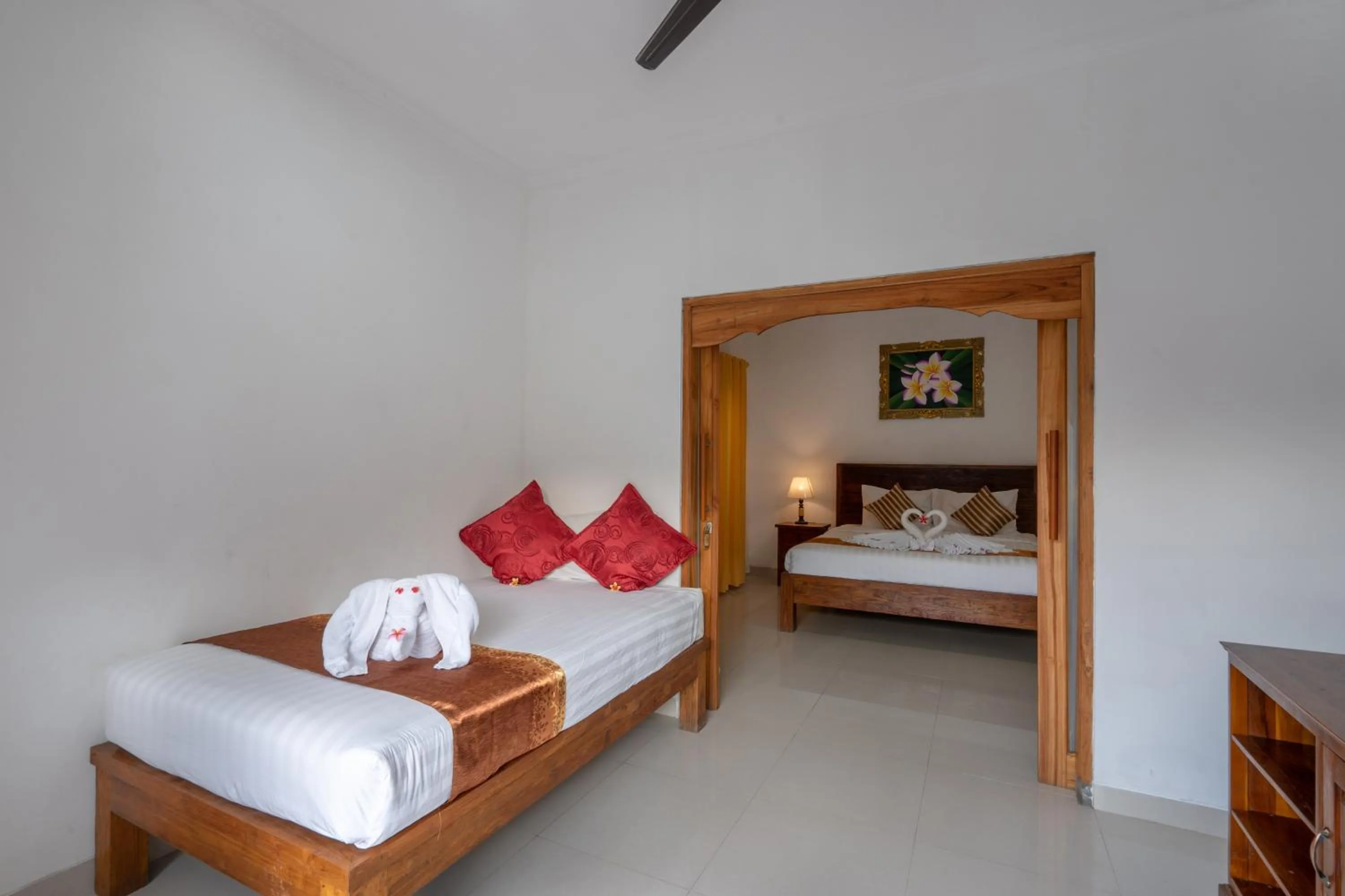 Bed in Nusa Indah Bungalow