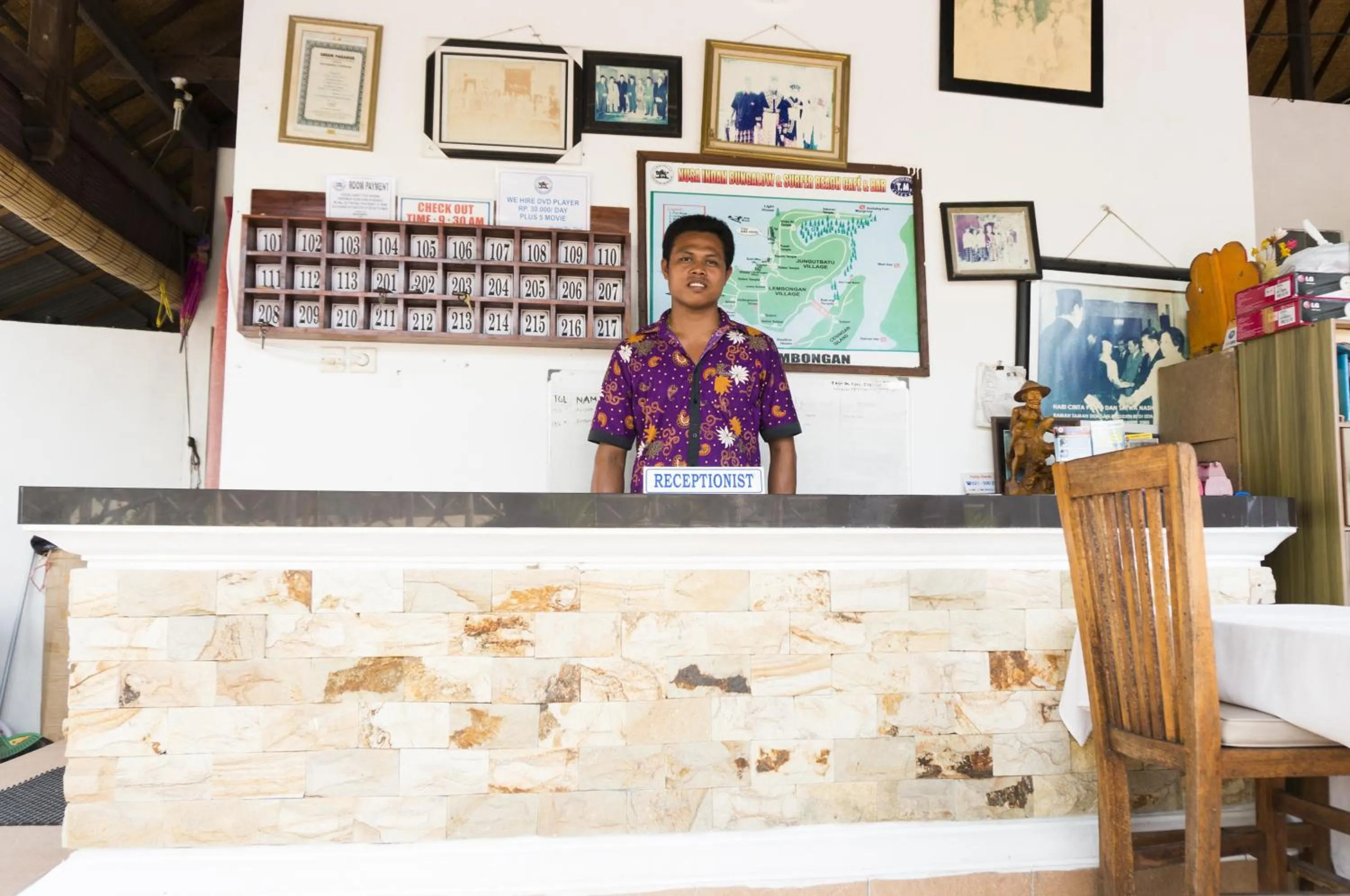 Lobby or reception in Nusa Indah Bungalow