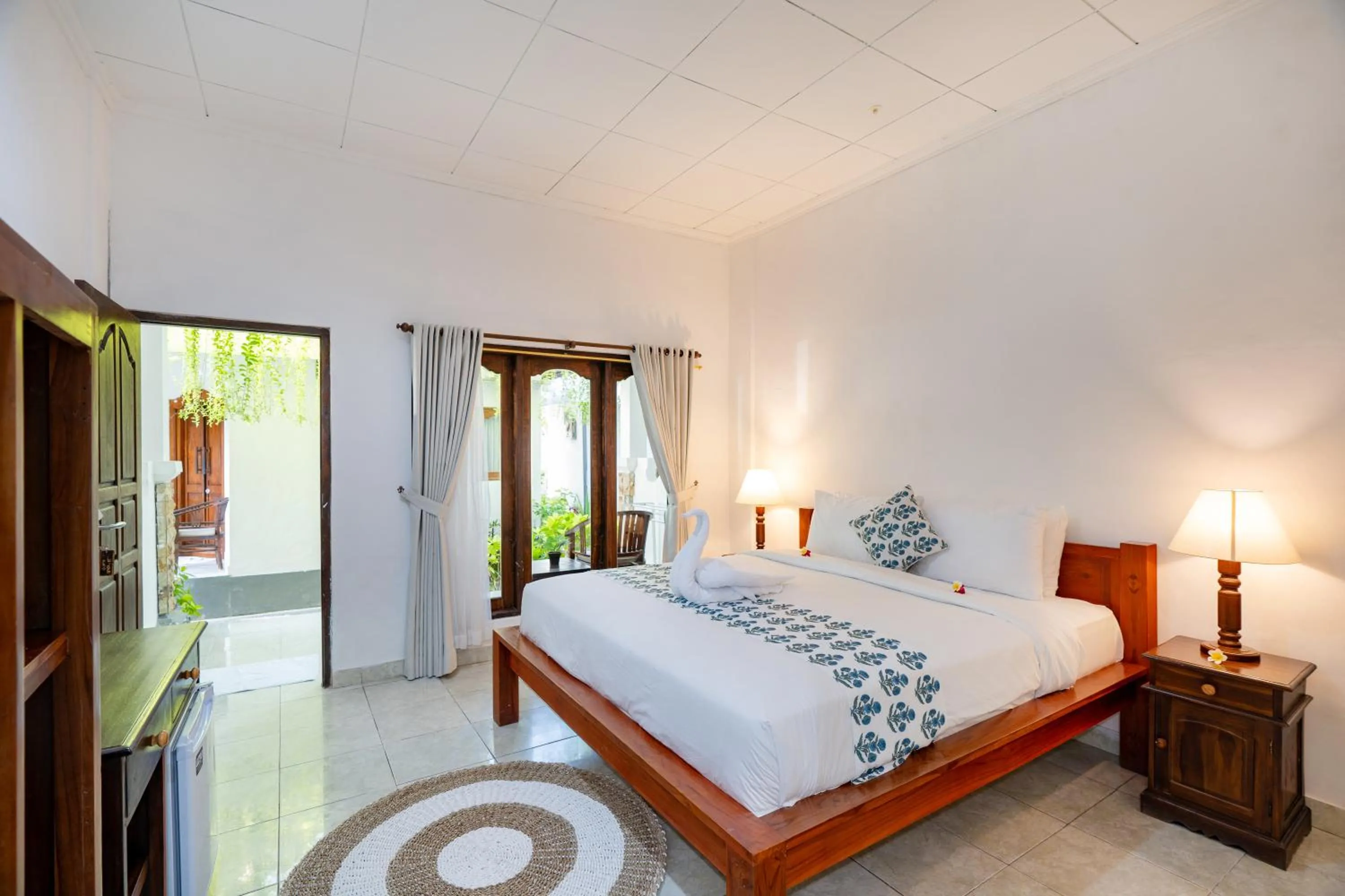 Bed in Nusa Indah Bungalow