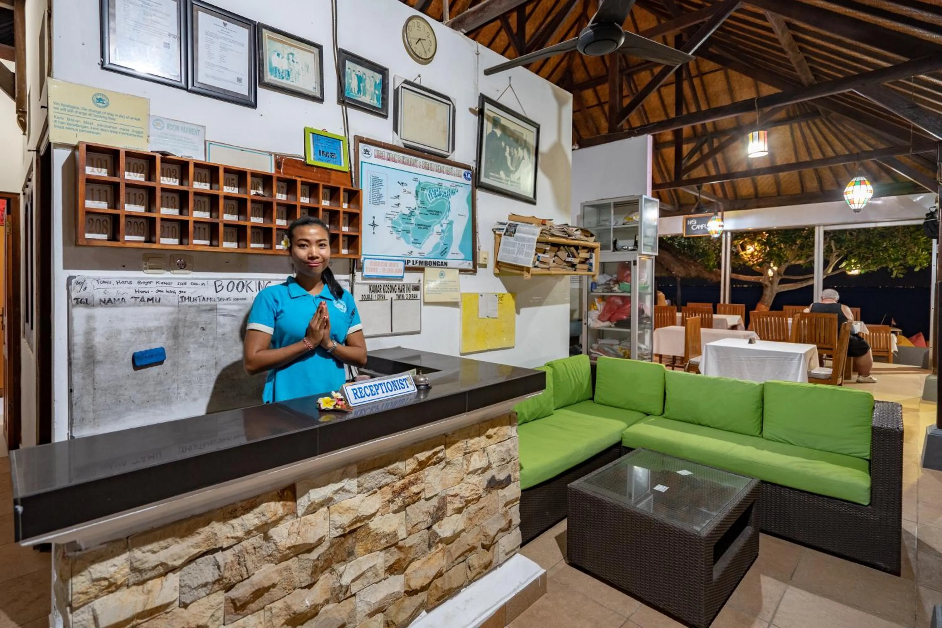 Lobby or reception in Nusa Indah Bungalow