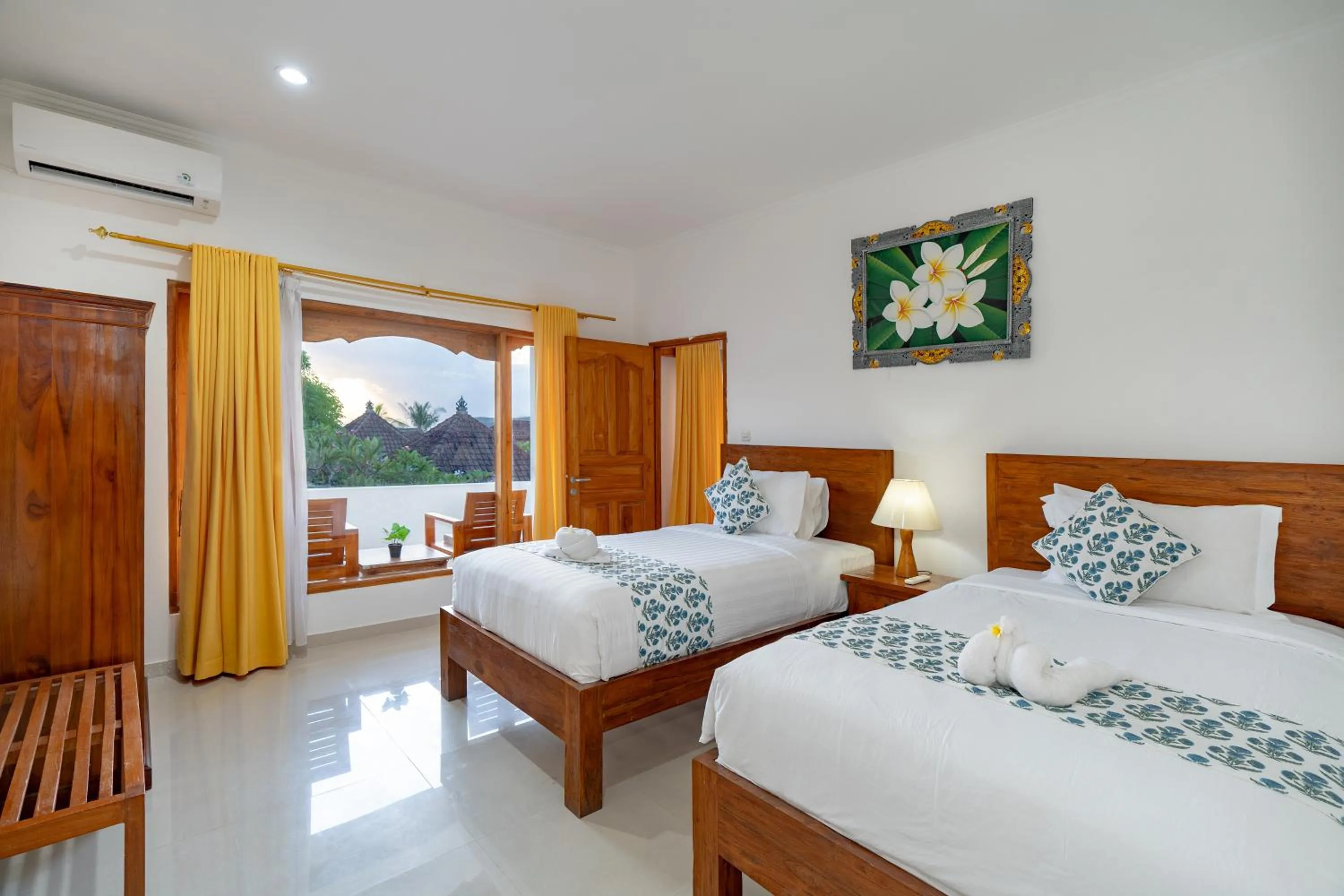 Bed in Nusa Indah Bungalow